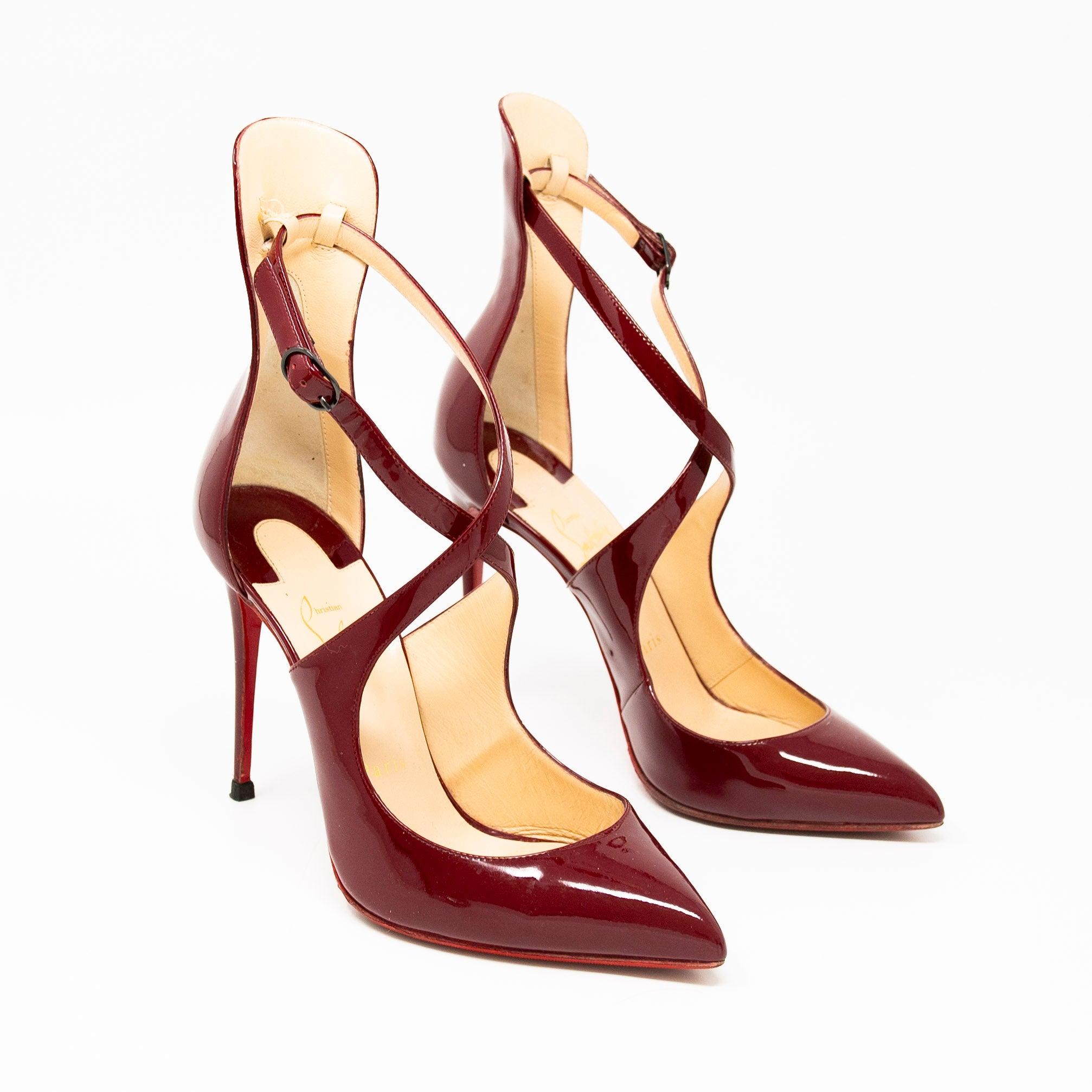 Christian Louboutin Red Marlenarock Pumps 38