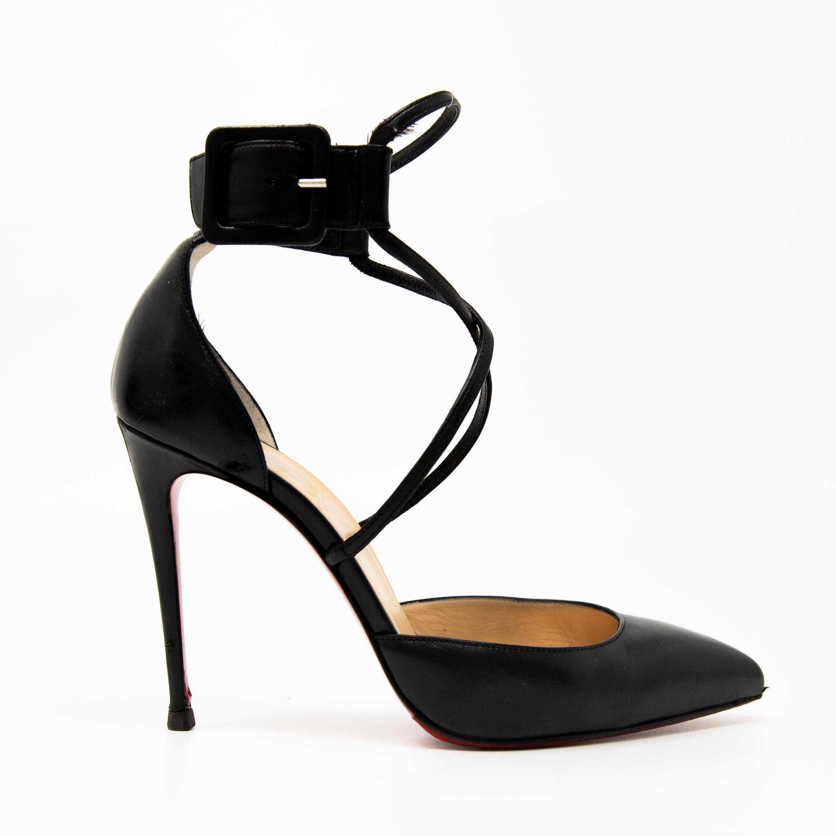 Christian Louboutin Black Suzanna Pumps 37.5