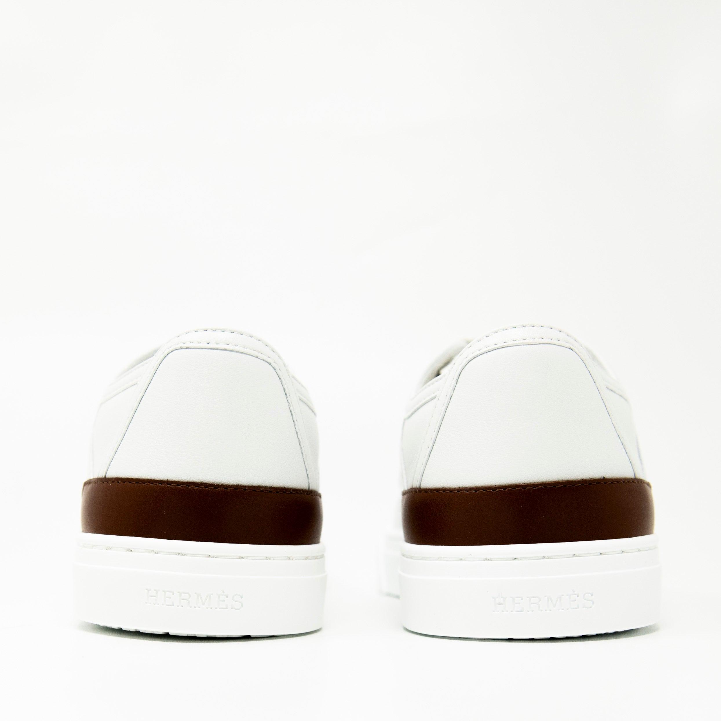 Hermes White Get Sneakers 36