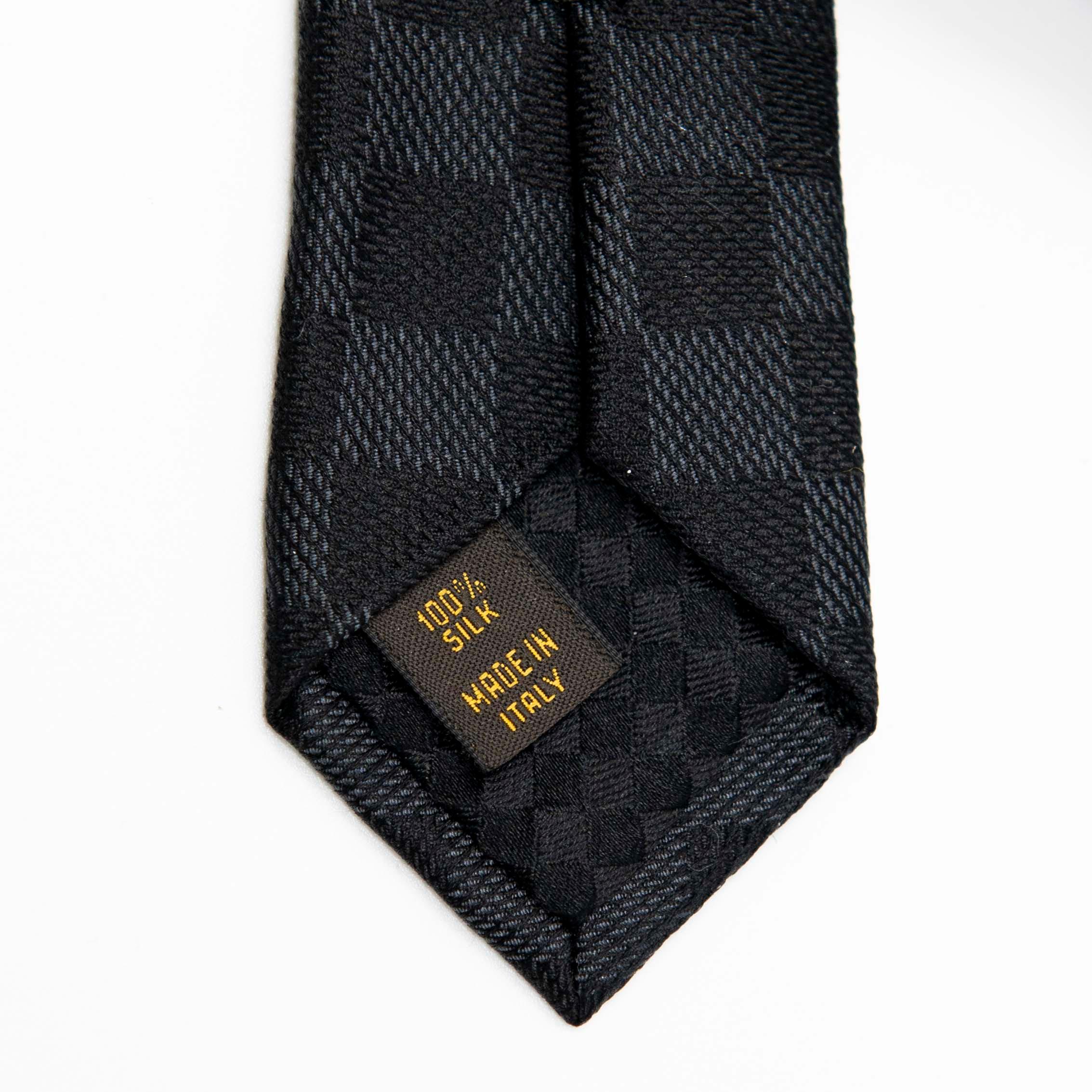 Louis Vuitton Black Damier Classique Tie