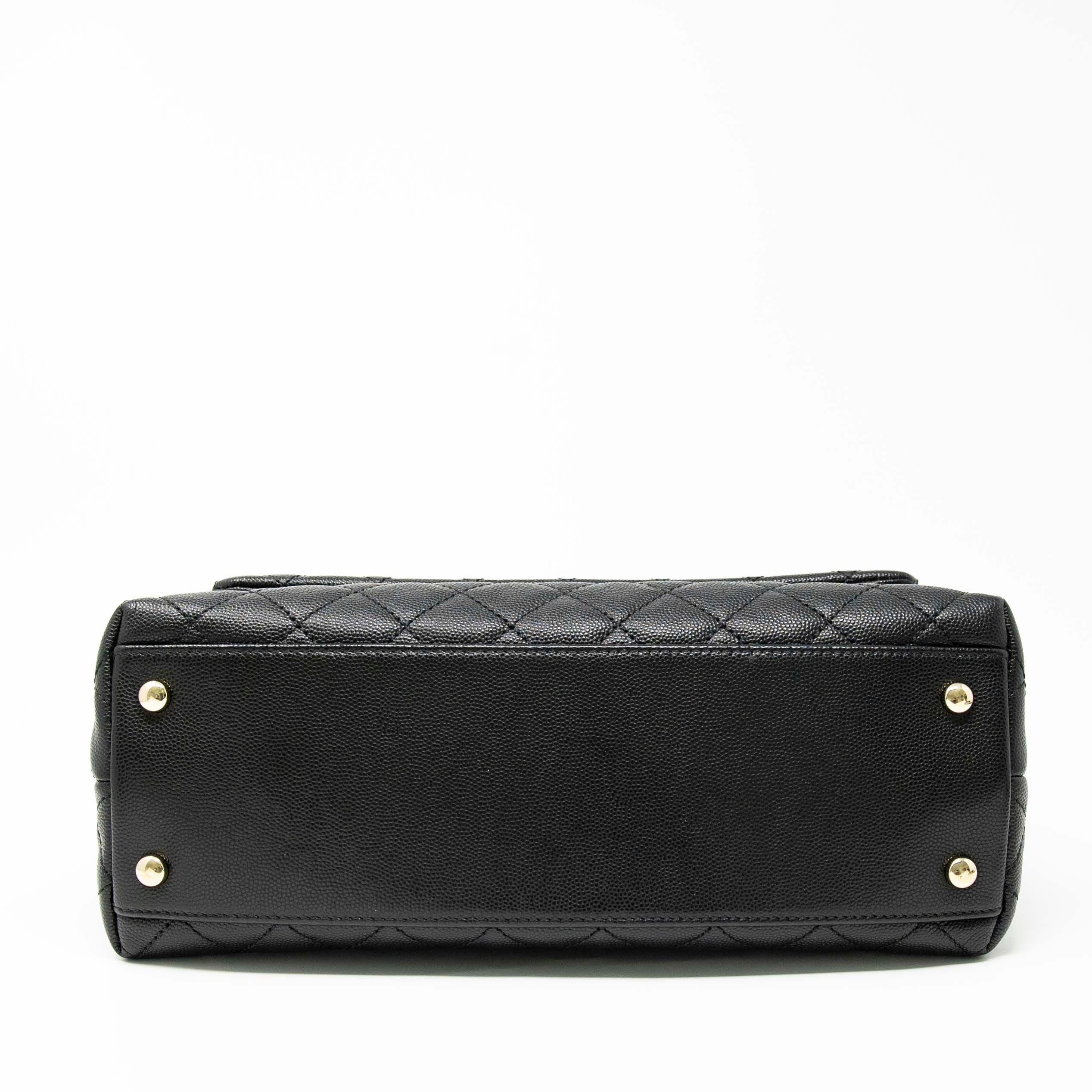 Chanel Black Medium Coco Handle