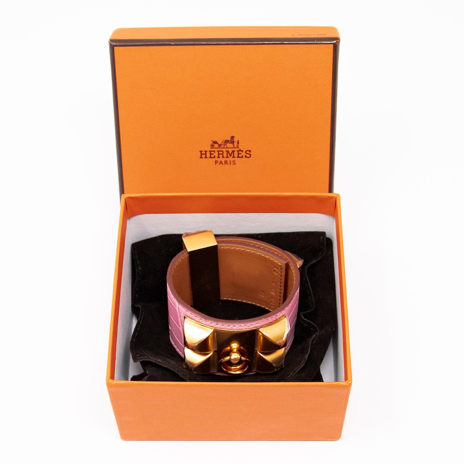 Hermes Bubblegum Collier De Chien Bracelet T2