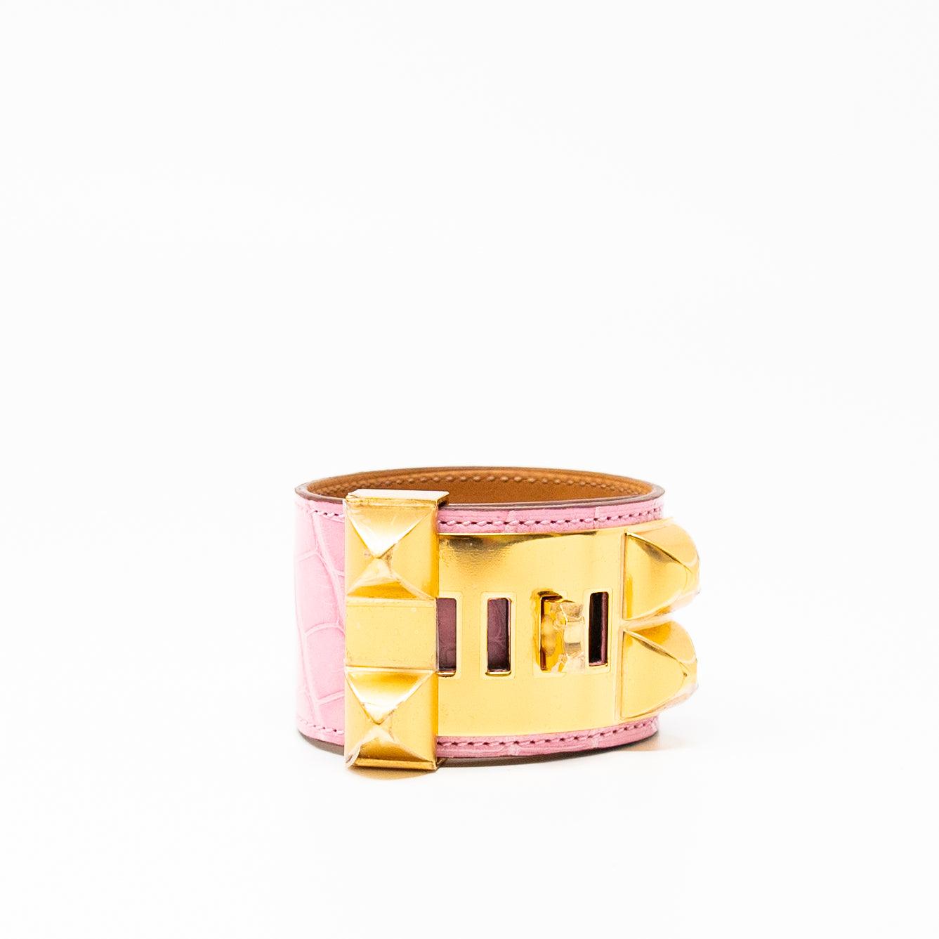 Hermes Bubblegum Collier De Chien Bracelet T2