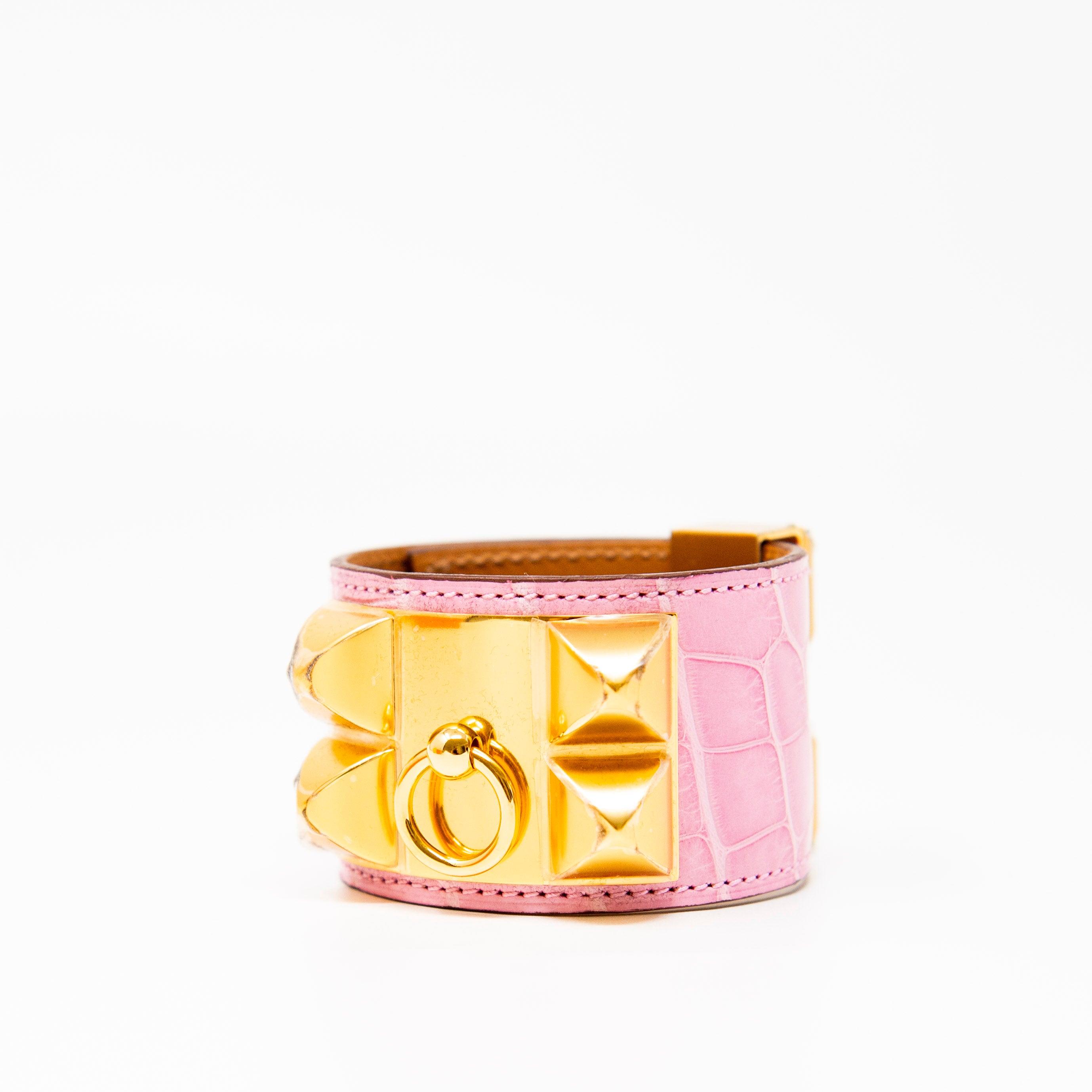 Hermes Bubblegum Collier De Chien Bracelet T2