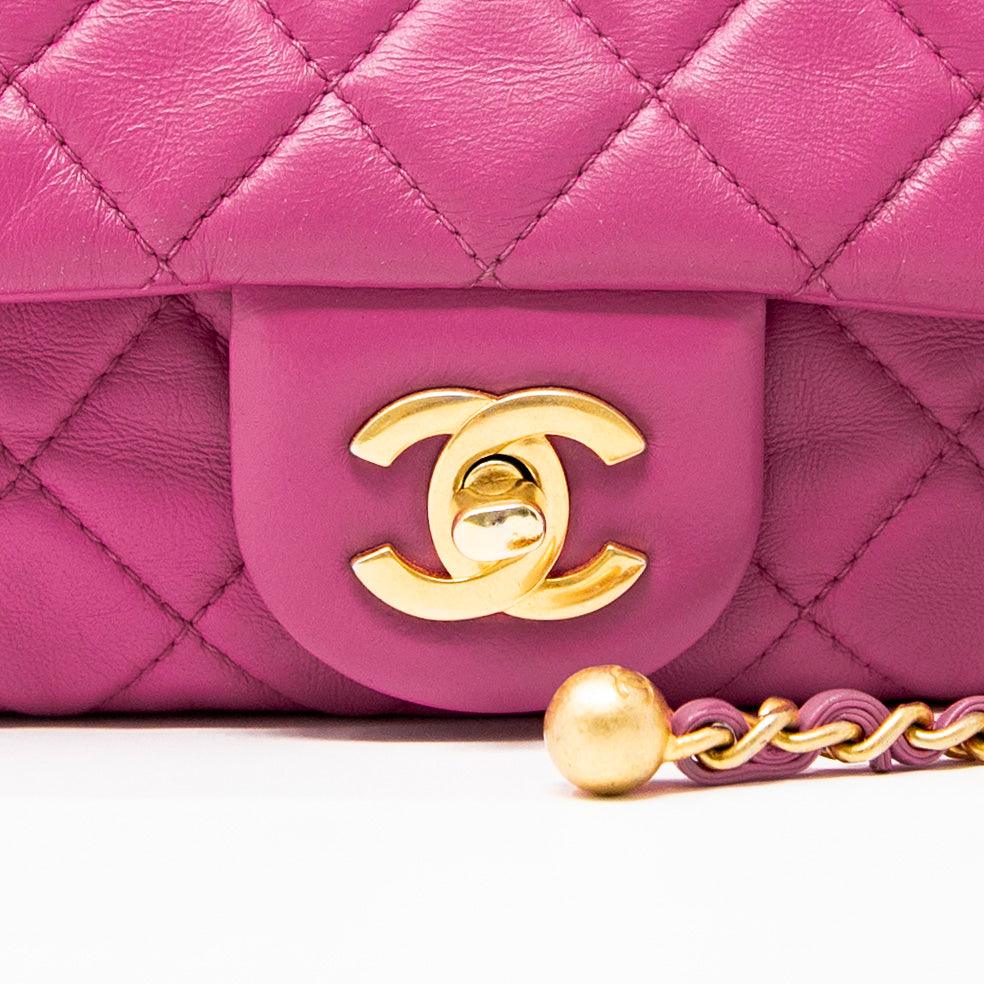 Chanel Pink Mini Pearl Crush Flap