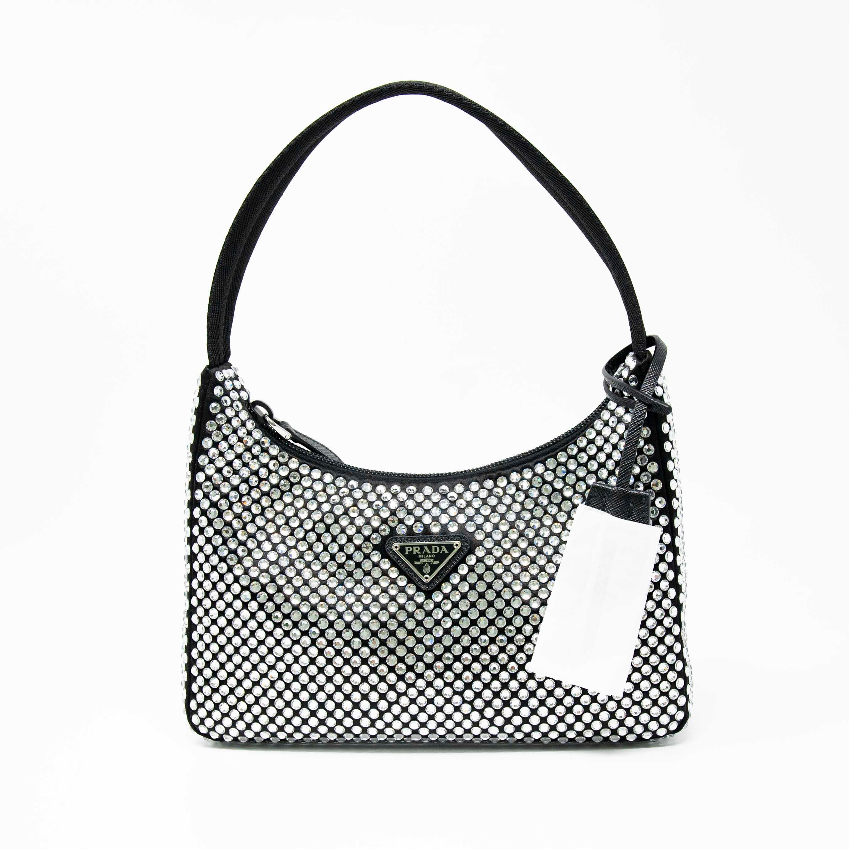 Prada crystal mini bag sale