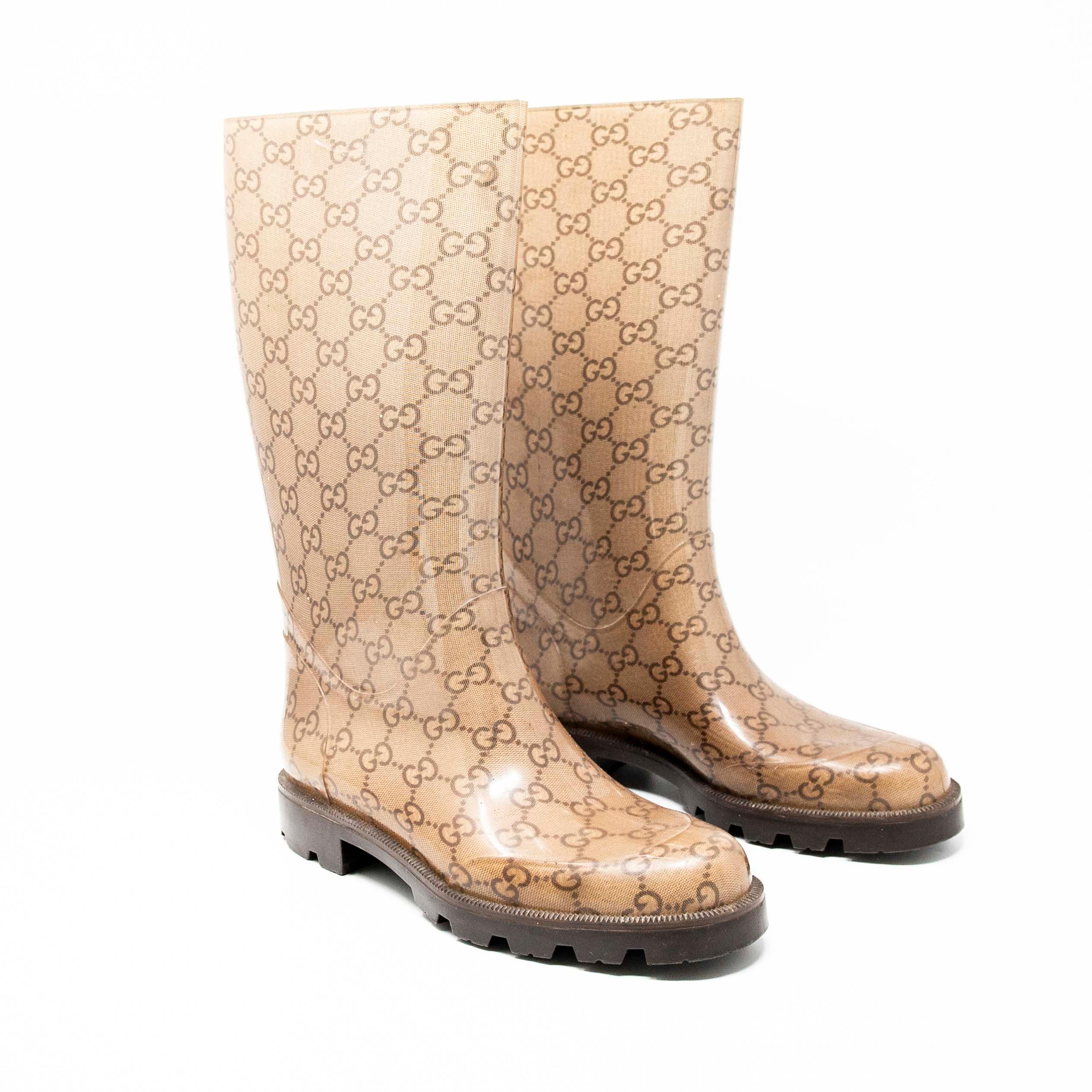 Gucci rubber boots on sale