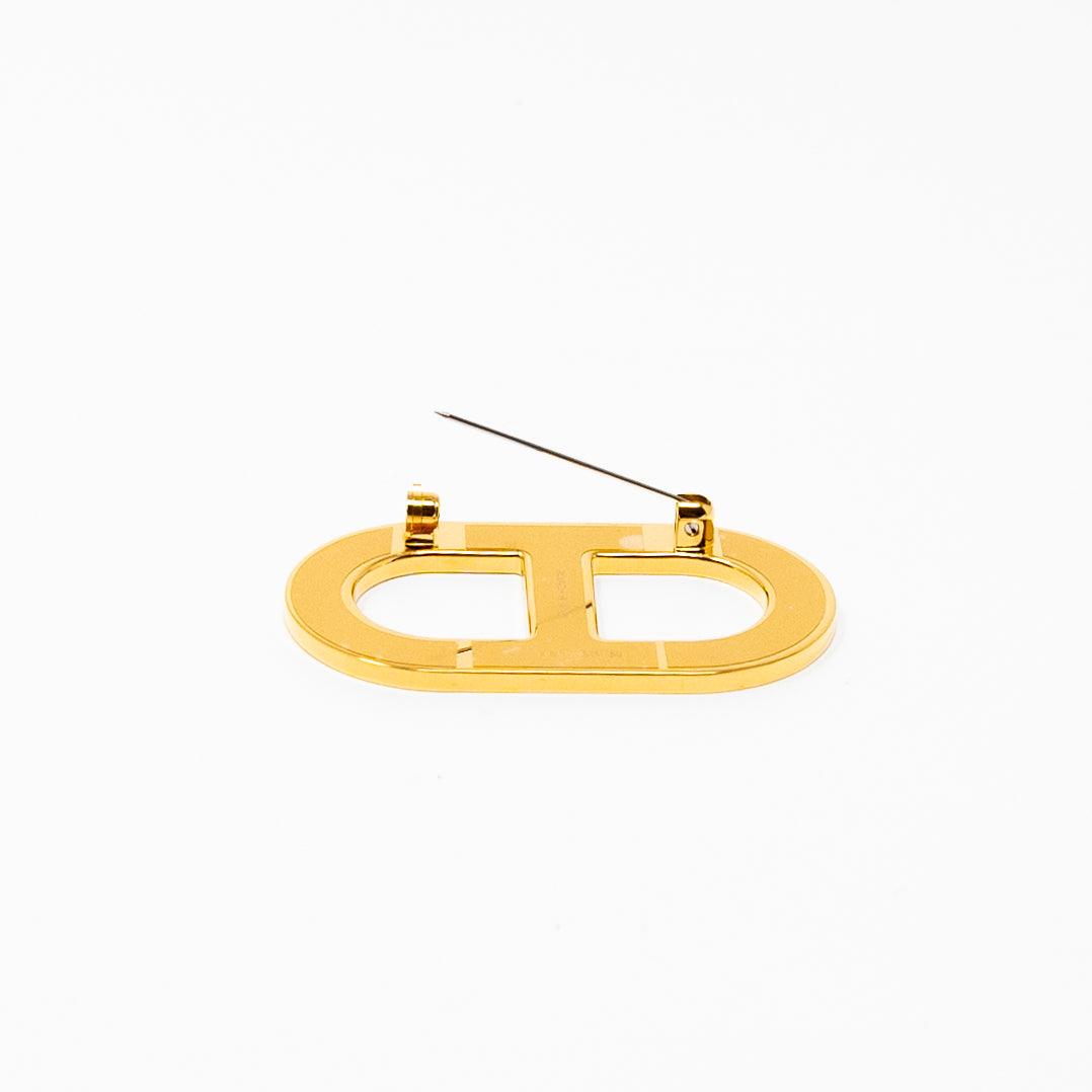 Hermes Gold Chaine D'ancre Brooch