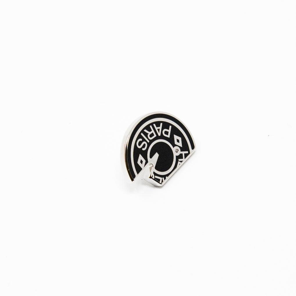 Hermes Noir Carrousel Badge Pin