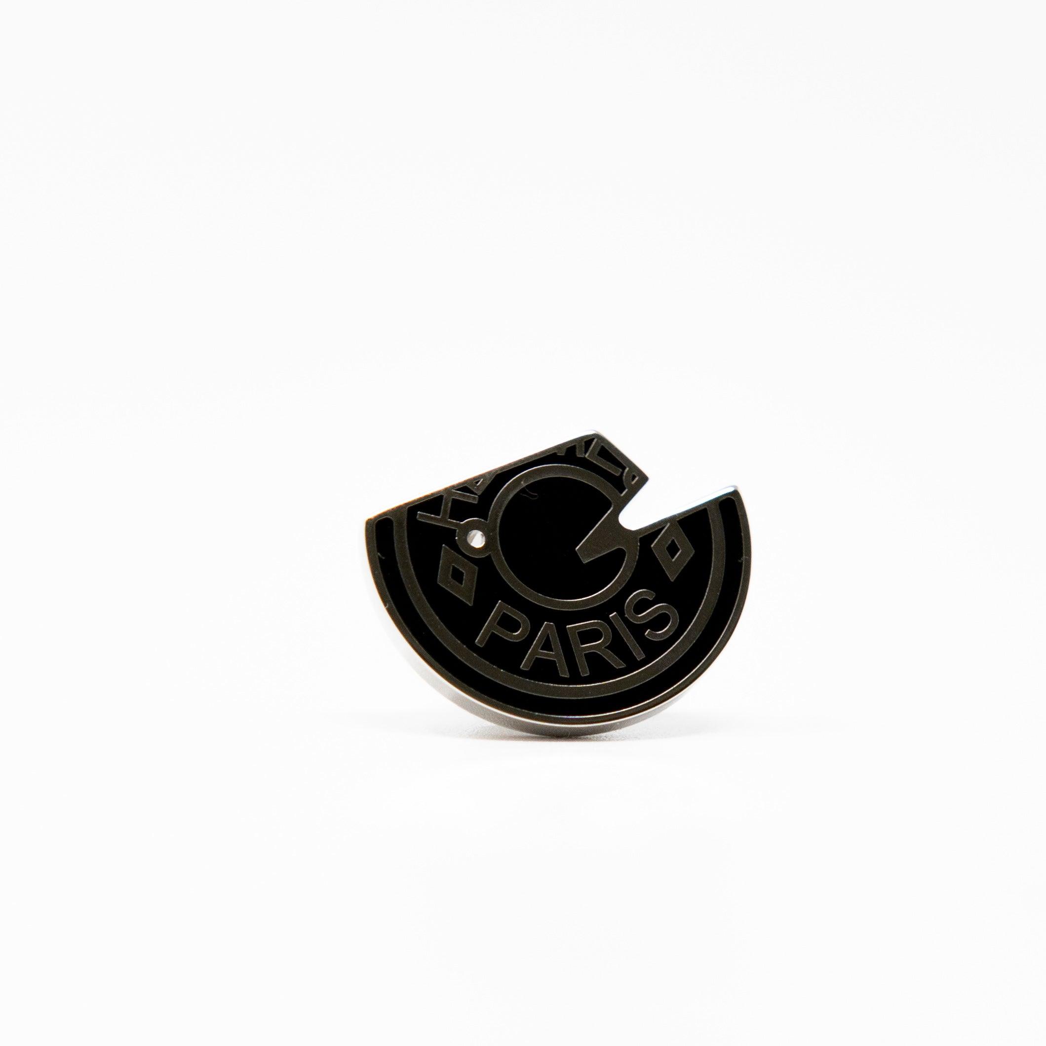 Hermes Noir Carrousel Badge Pin