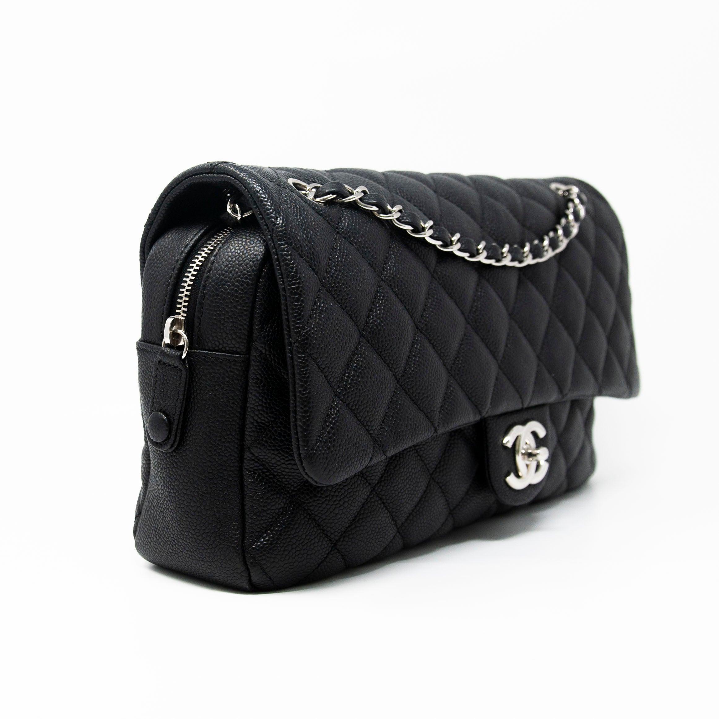 Chanel Black Jumbo Easy Flap