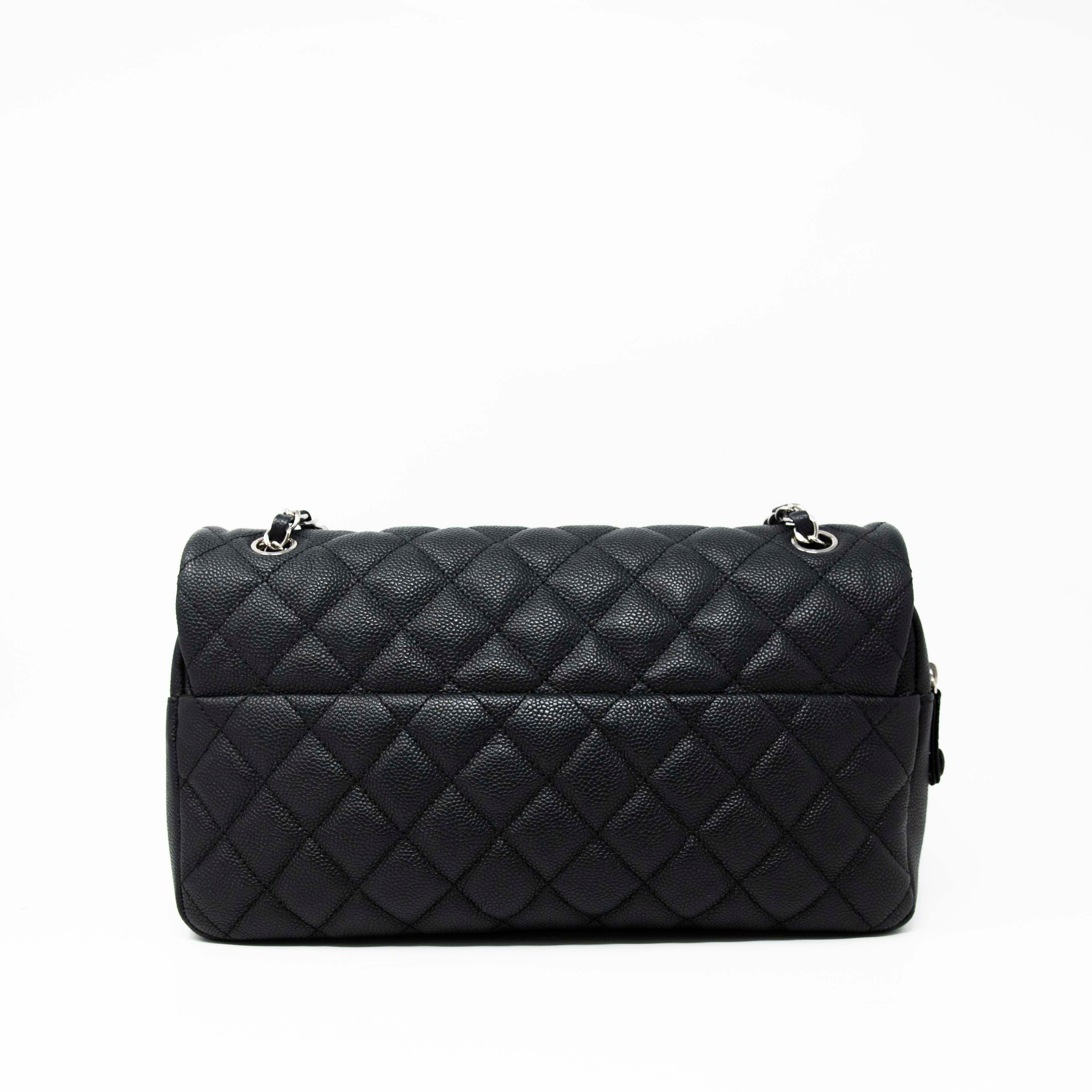 Chanel Black Jumbo Easy Flap