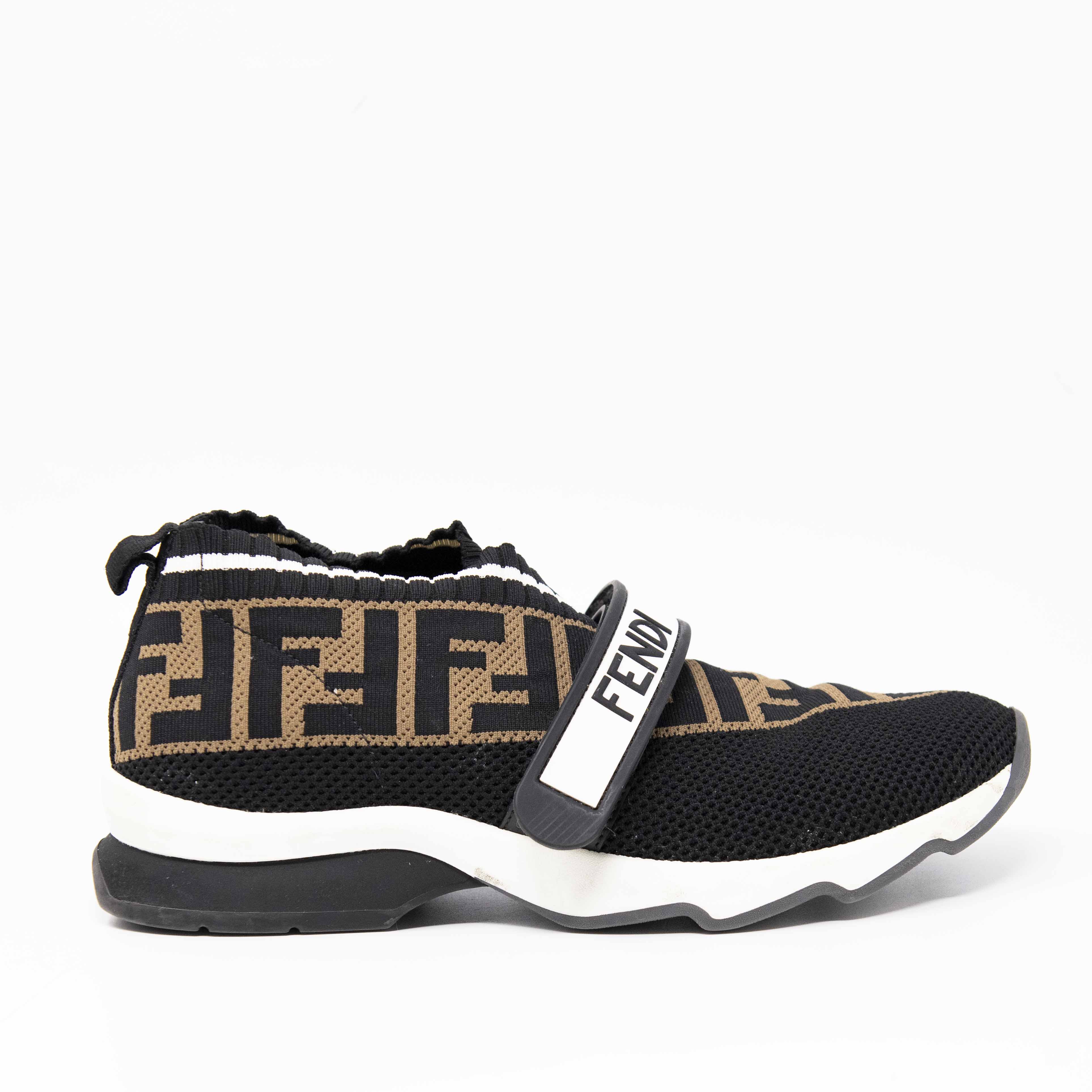 Fendi Logo Rockoko Sneakers 37 Jadore Couture