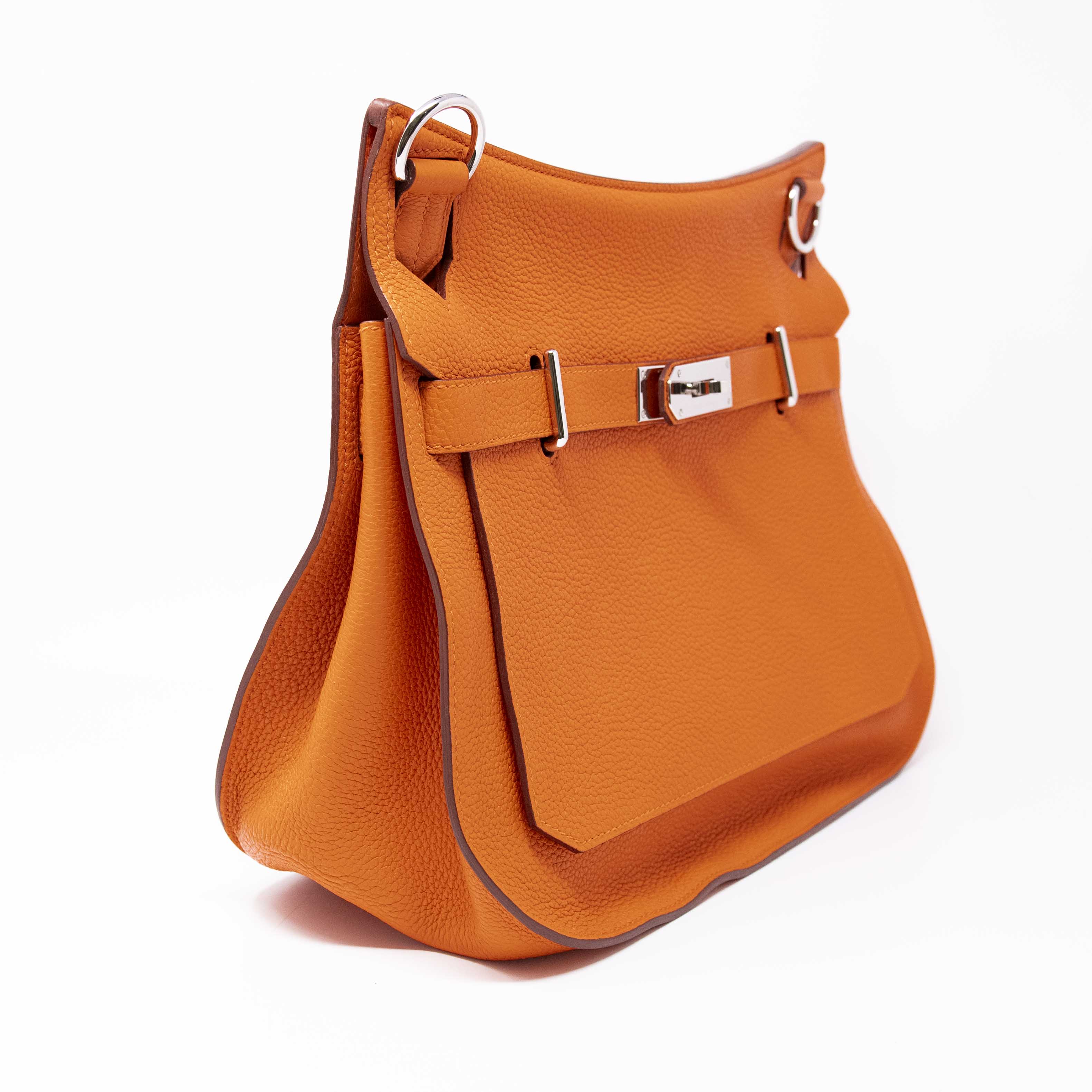 Hermes Orange Clemence Jypsiere 34