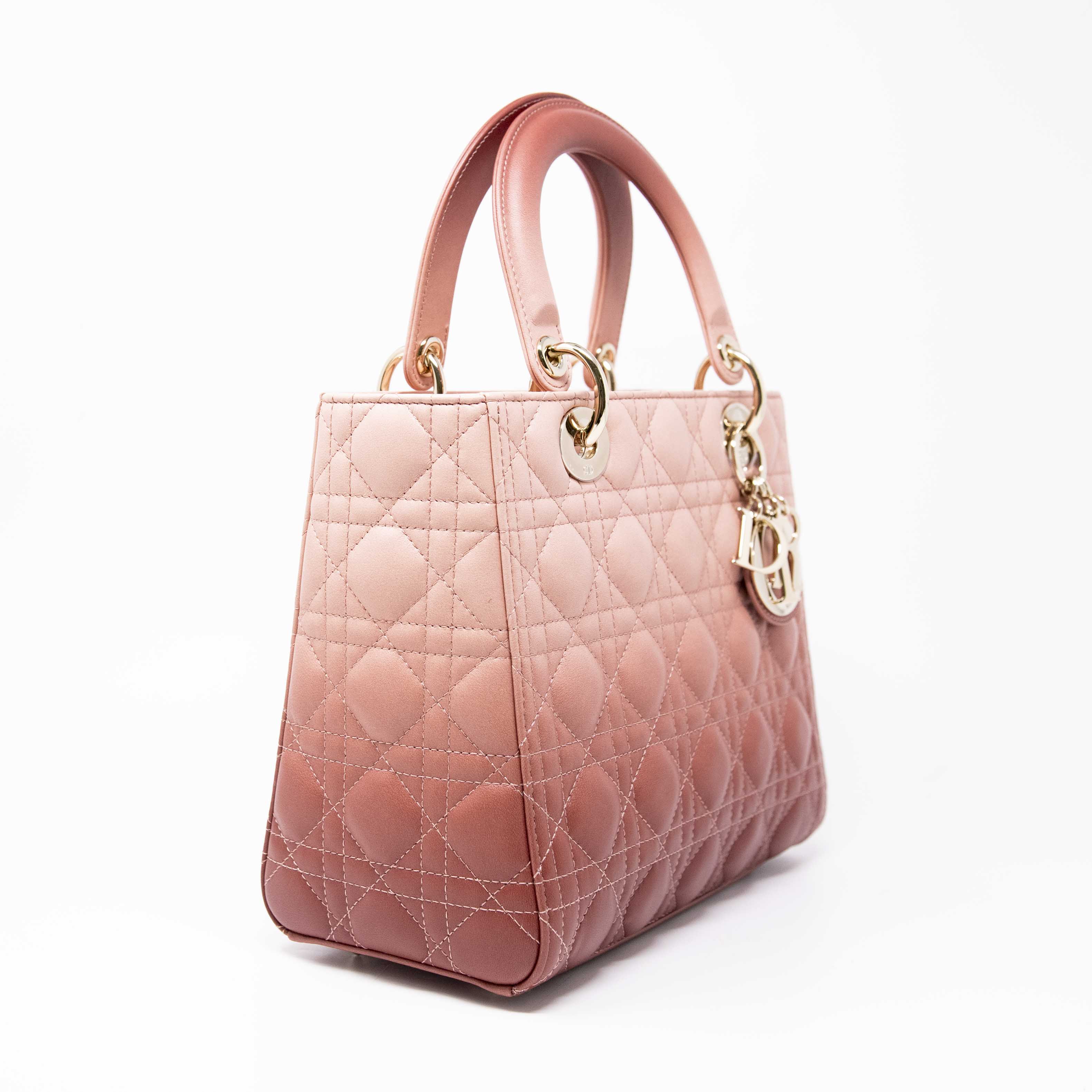 Dior Pink Ombre Medium Lady Dior