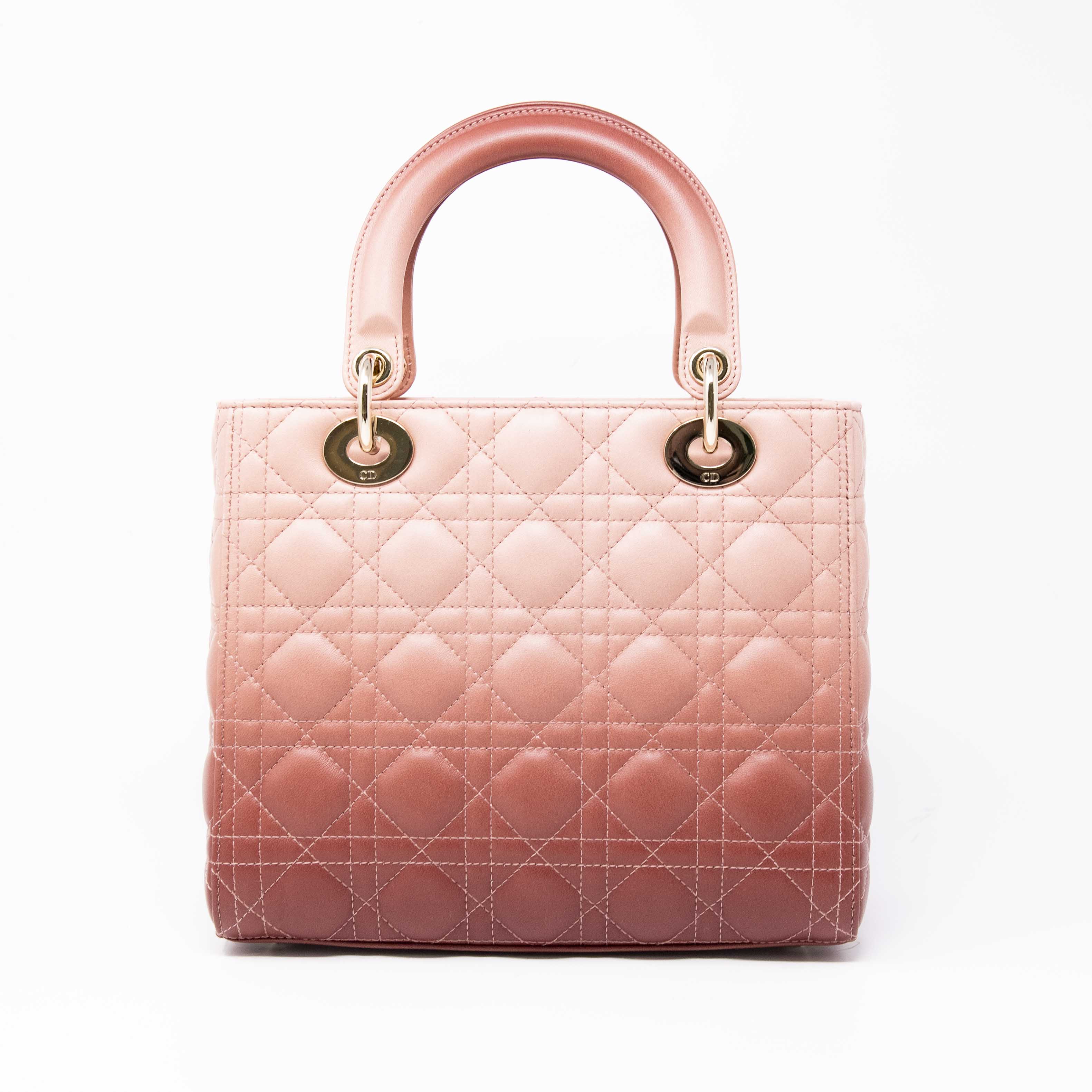 Dior Pink Ombre Medium Lady Dior