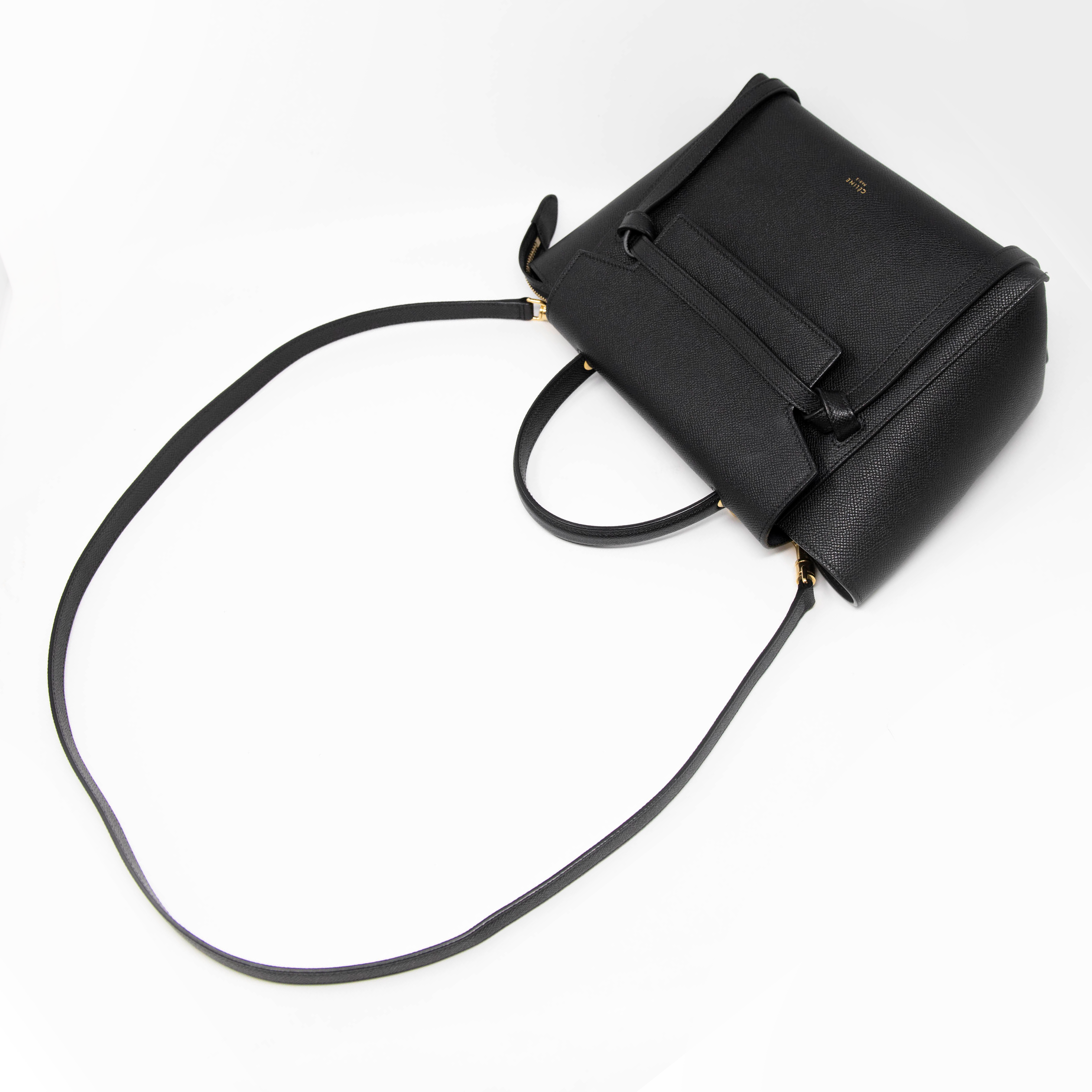 Celine Black Micro Belt Bag