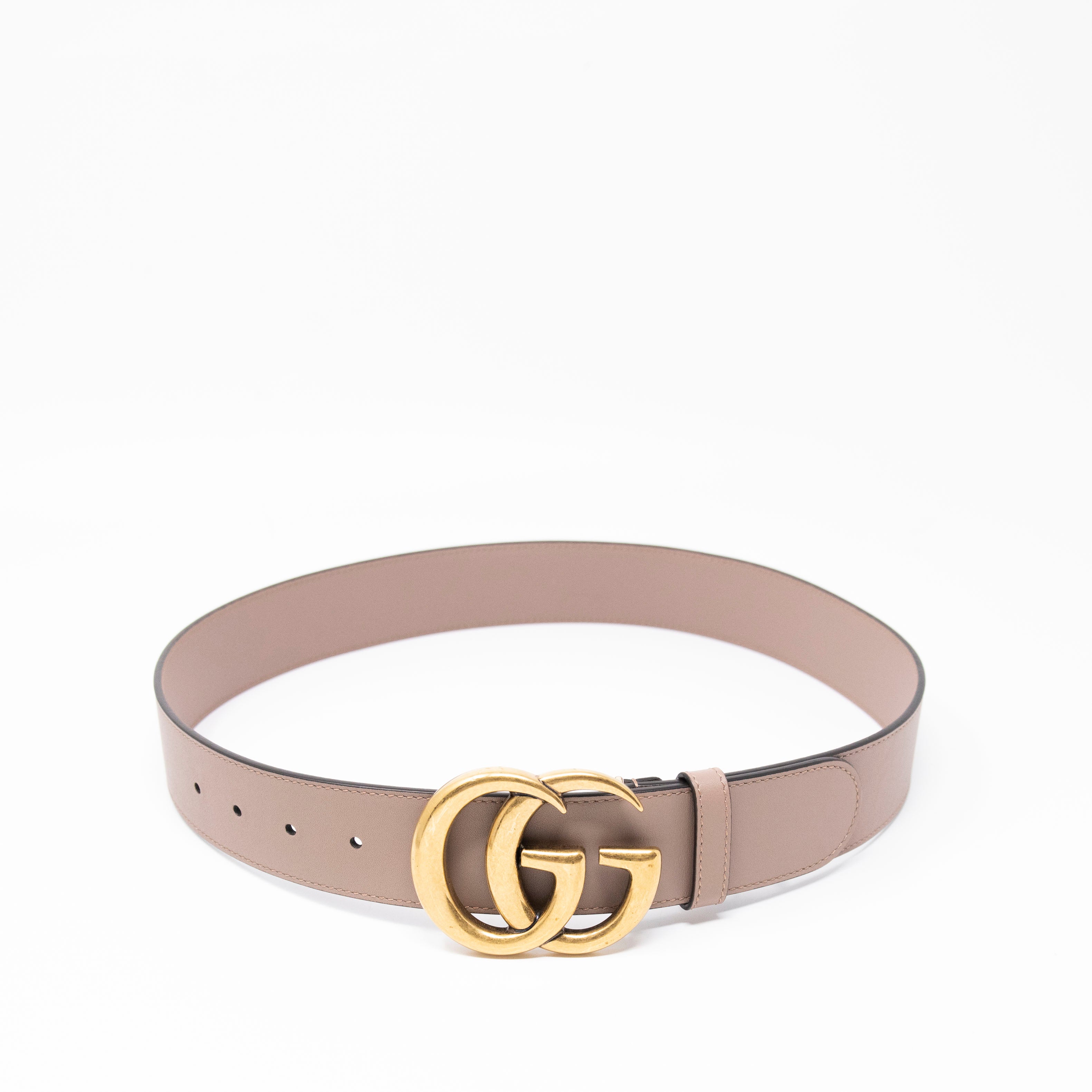 Gucci Dusty Pink Marmont Belt 80