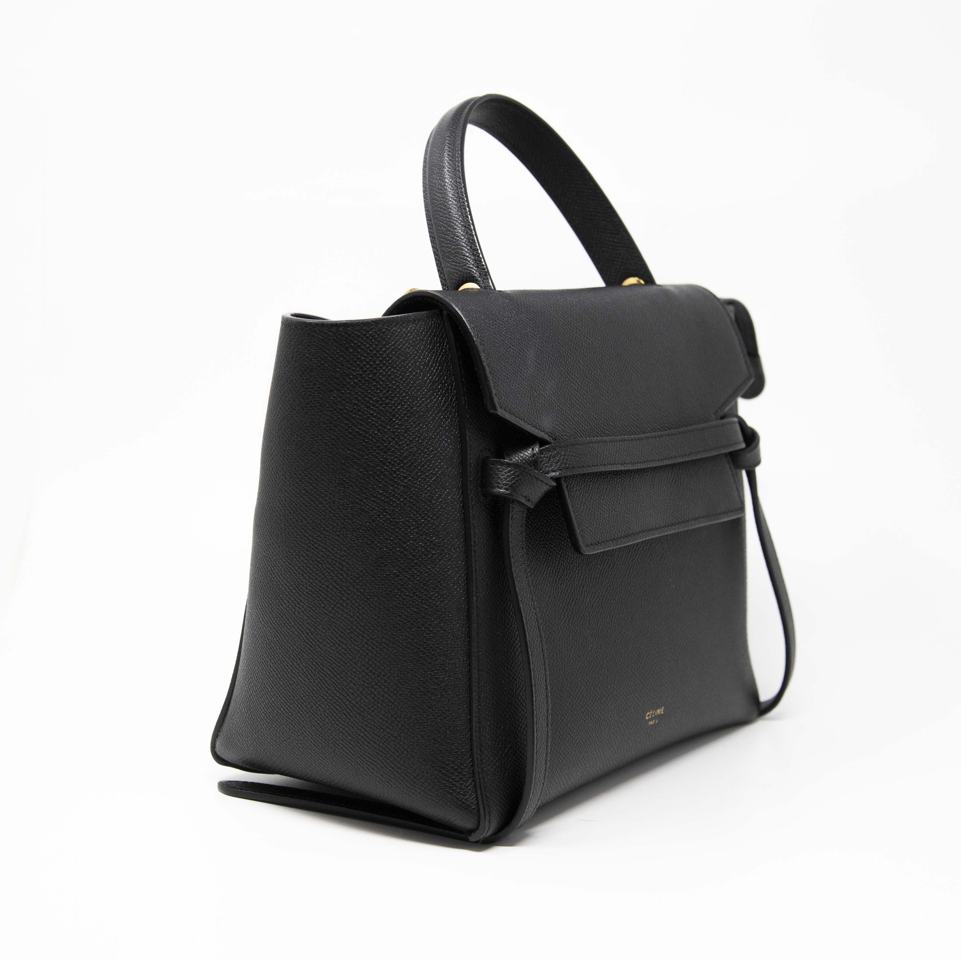 Celine Black Micro Belt Bag