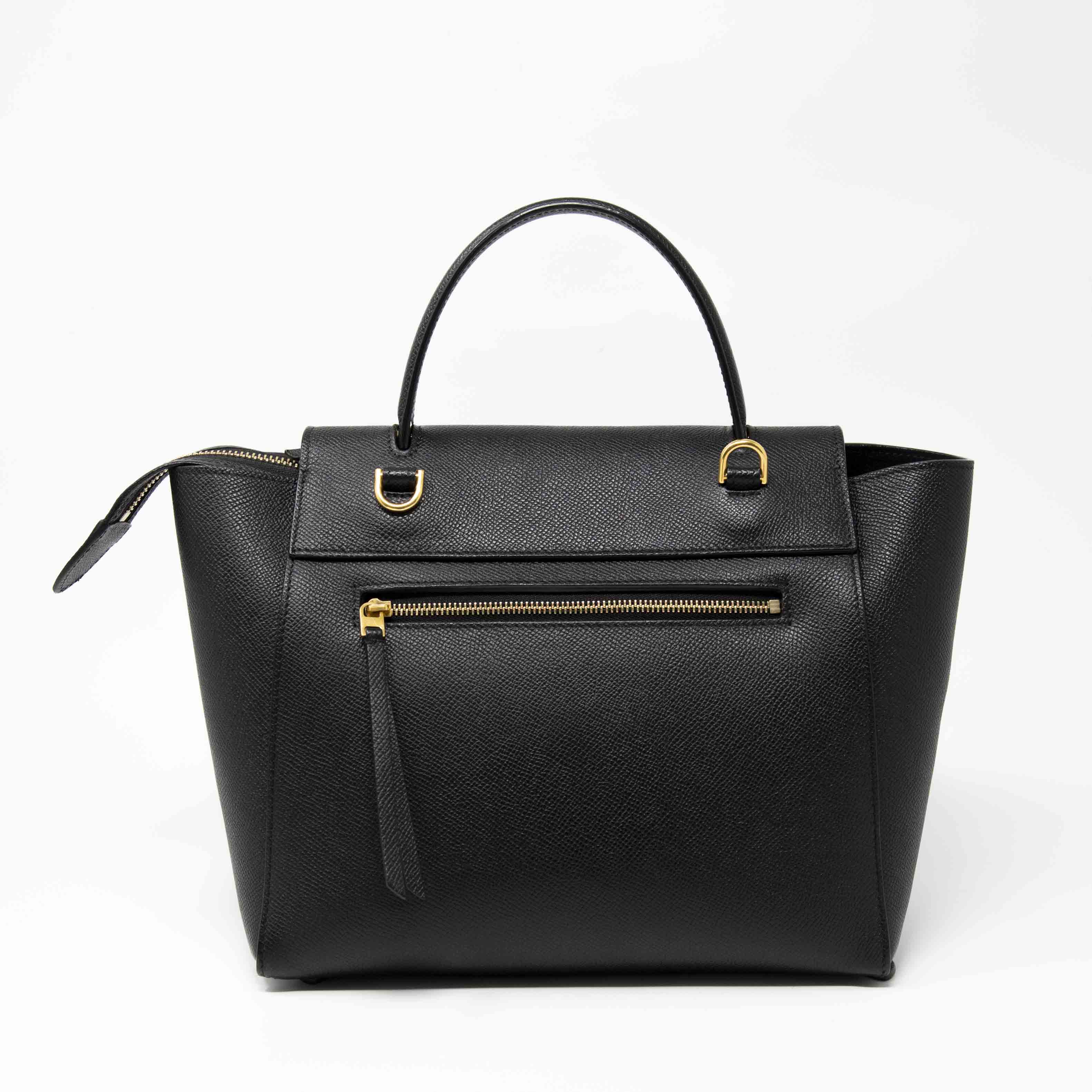 Celine Black Micro Belt Bag