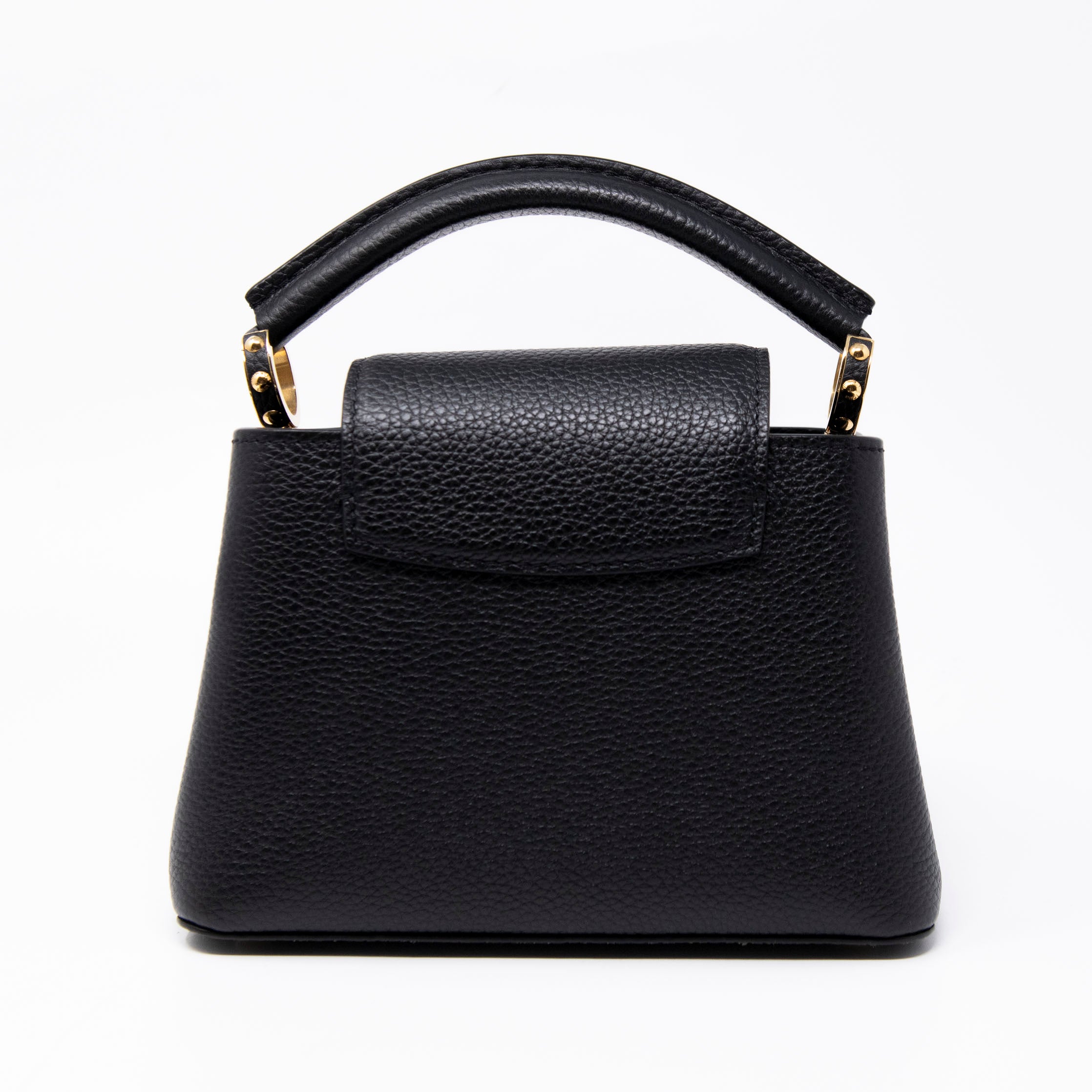 Louis Vuitton Black Taurillon Mini Capucines