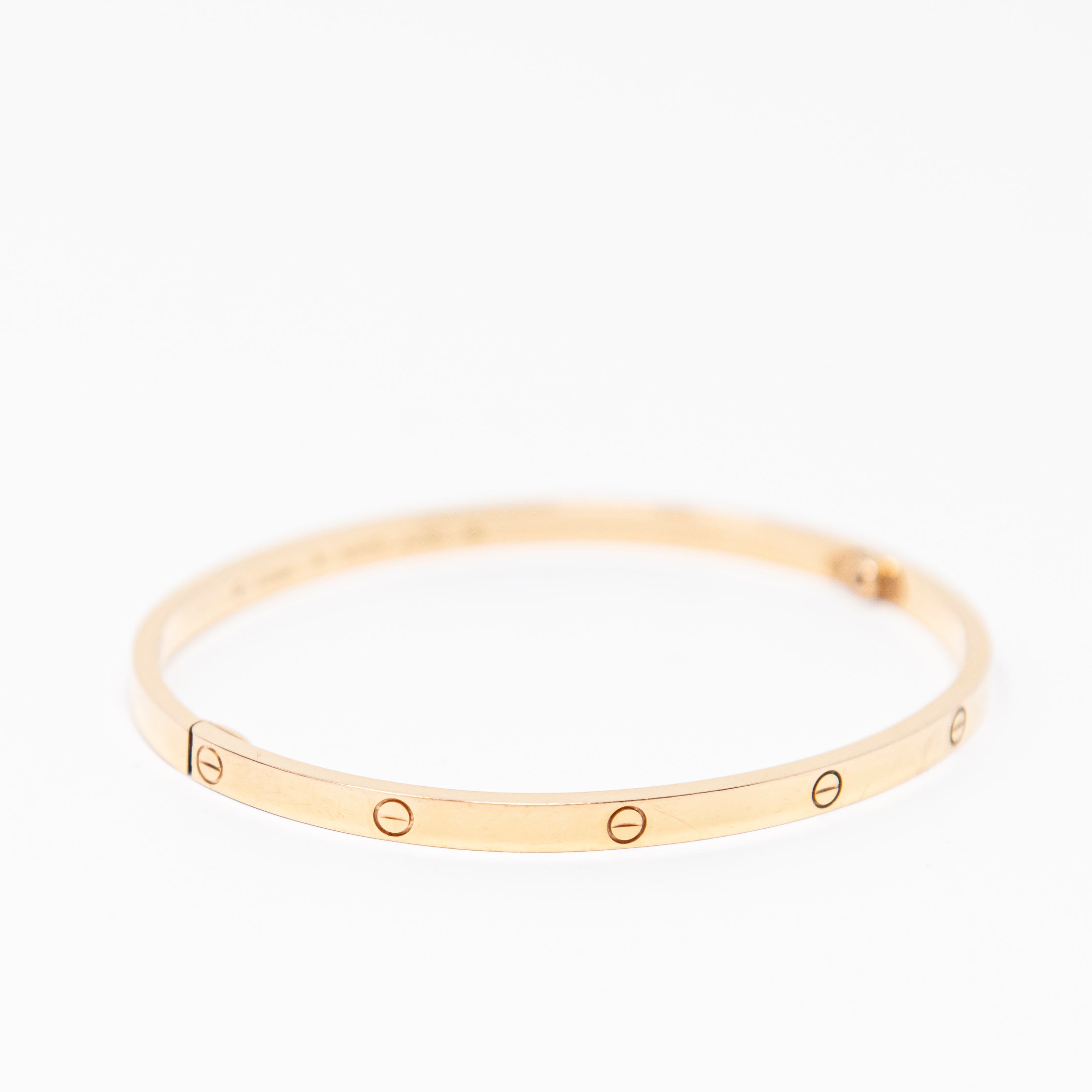 Cartier Rose Gold Love Bracelet SM 19