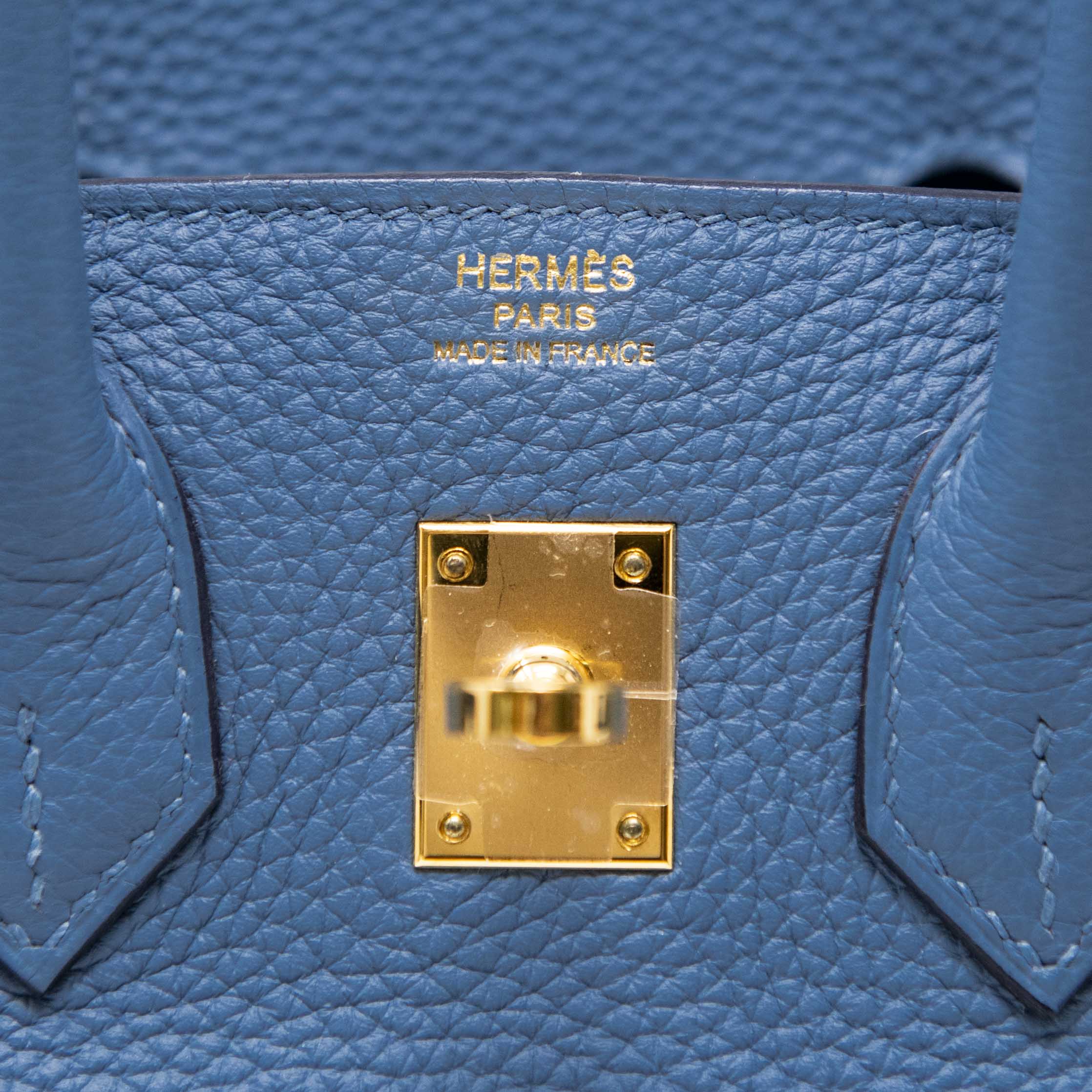 Hermes Bleu Azur Togo Birkin 25