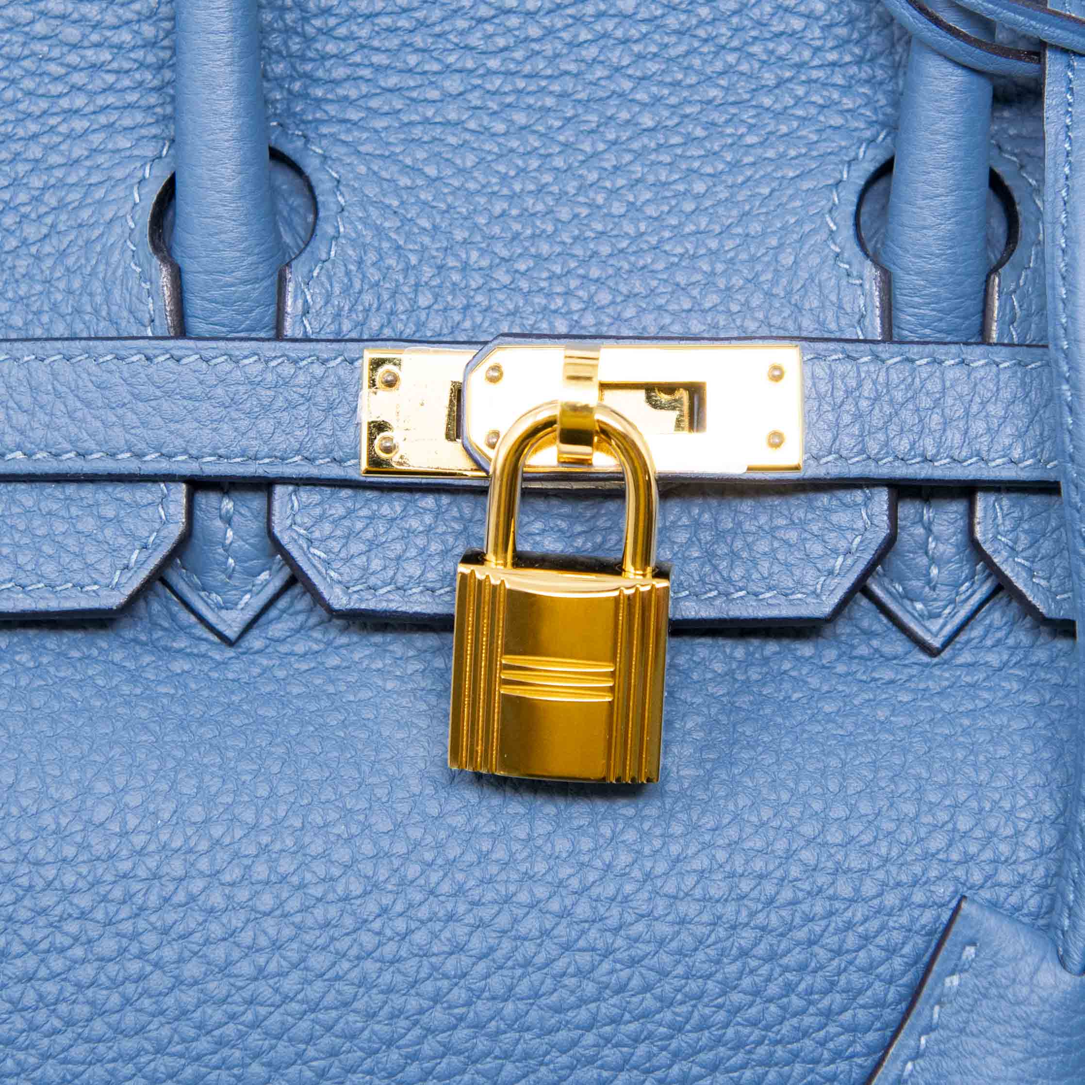 Hermes Bleu Azur Togo Birkin 25