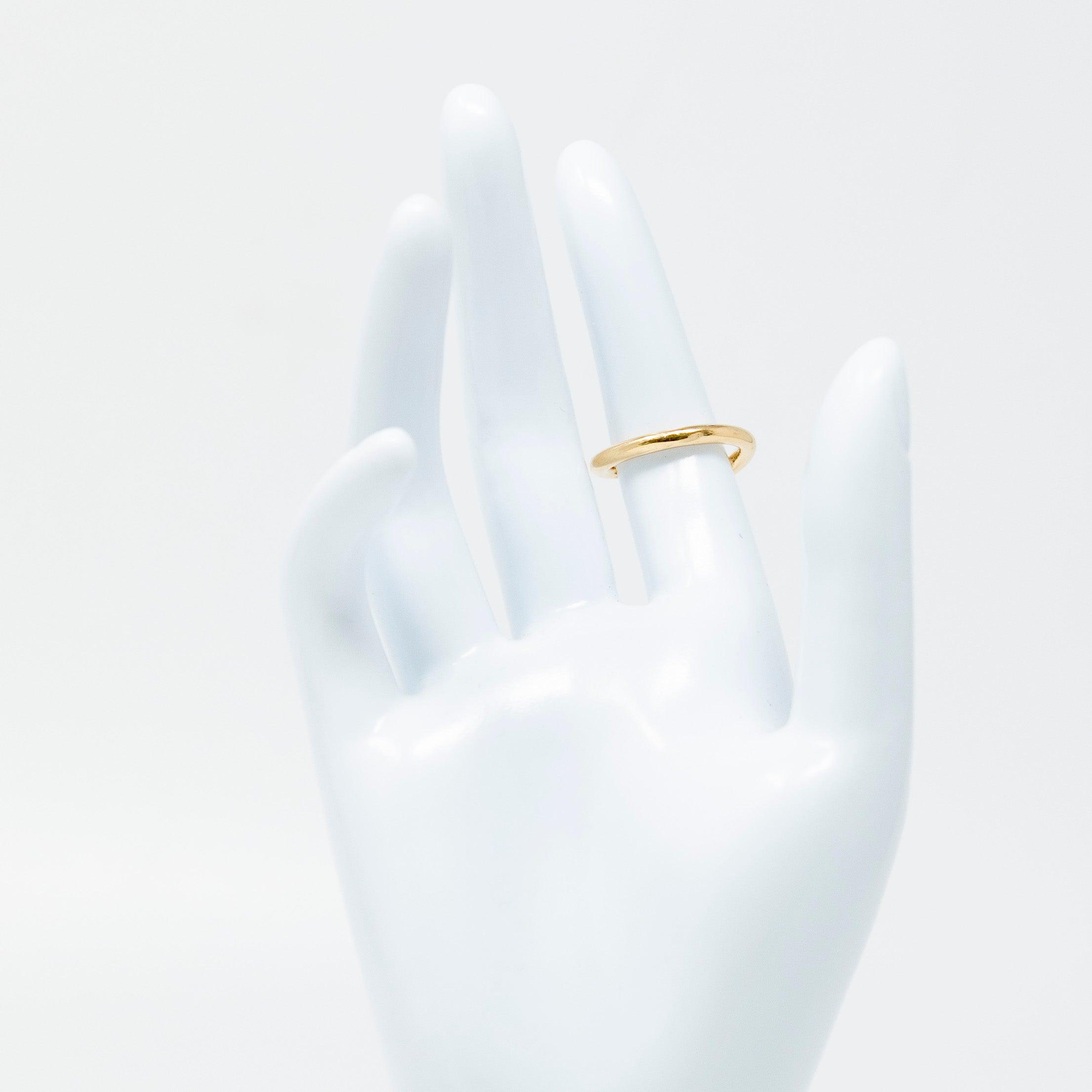 Cartier Yellow Gold Diamond Juste Un Clou Ring 60