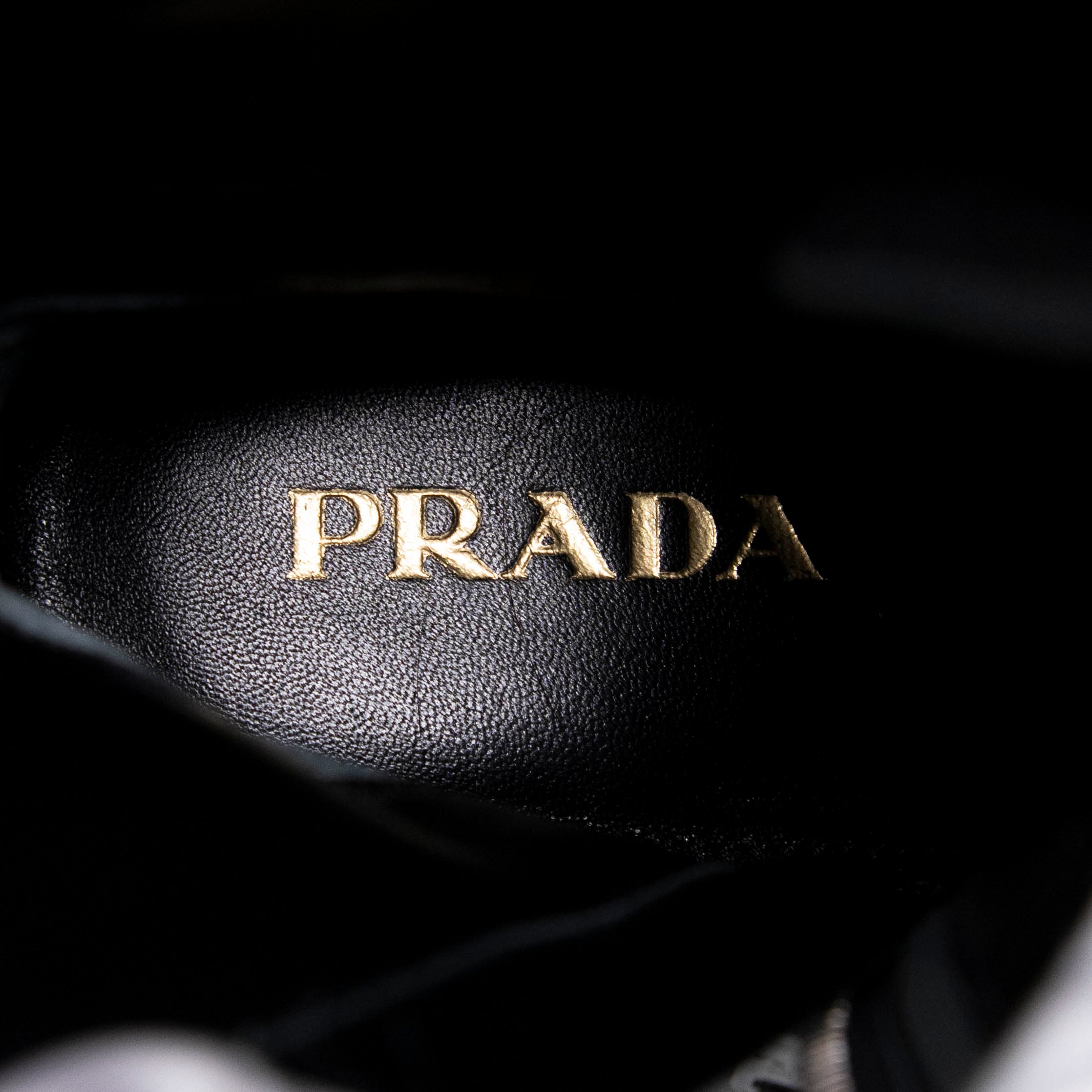 Prada Black Combat Boots 38.5