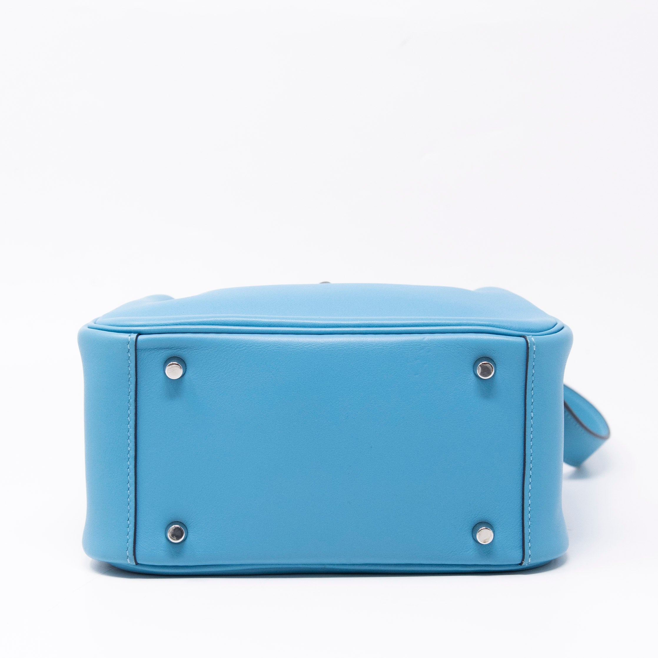 Hermes Bleu Du Nord Swift Mini Lindy