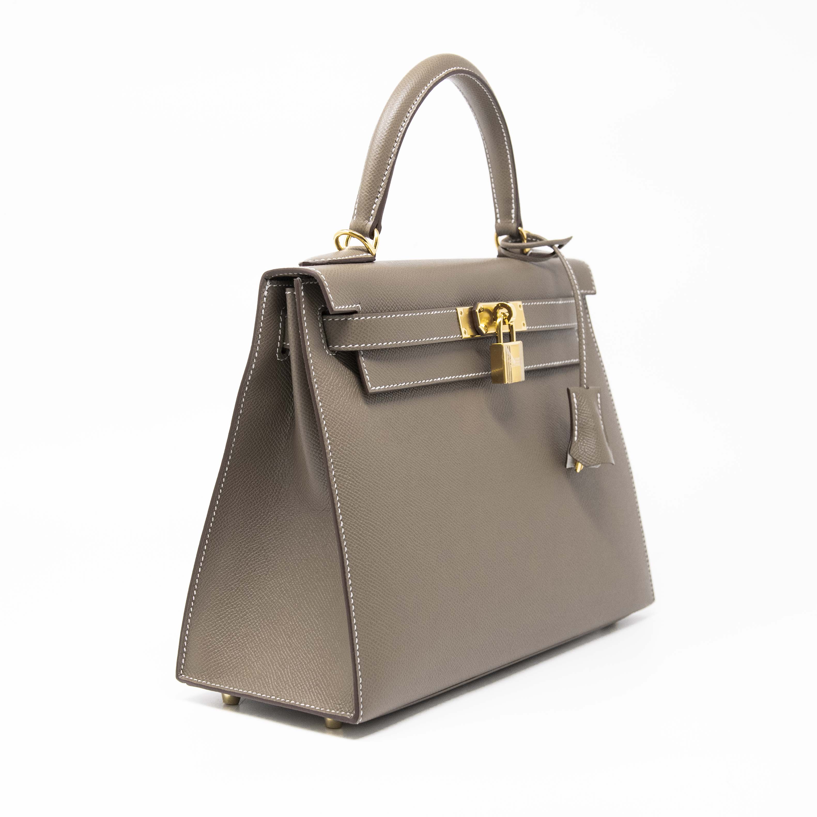 Hermes Etoupe/Craie Epsom Kelly 28