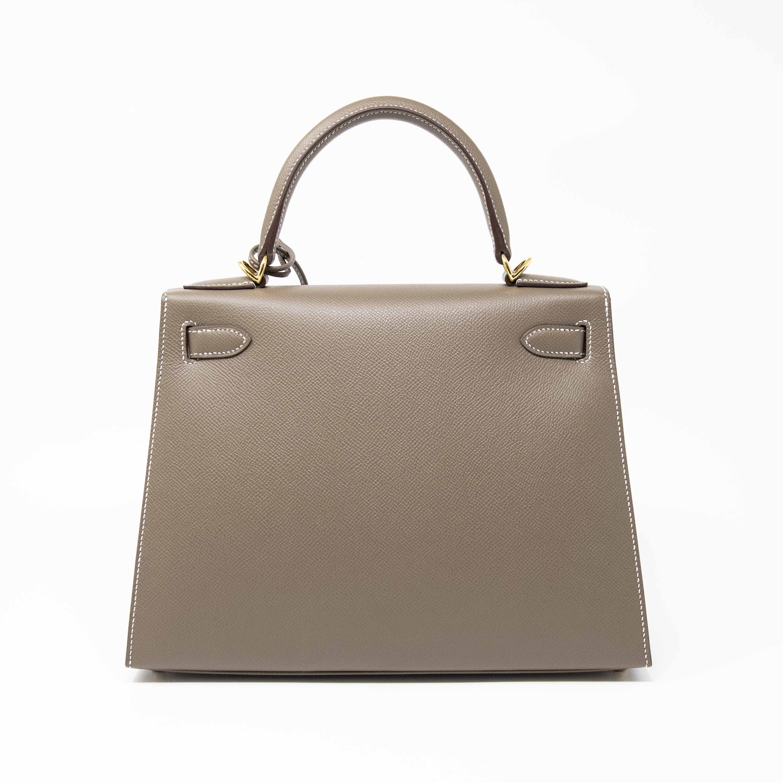 Hermes Etoupe/Craie Epsom Kelly 28