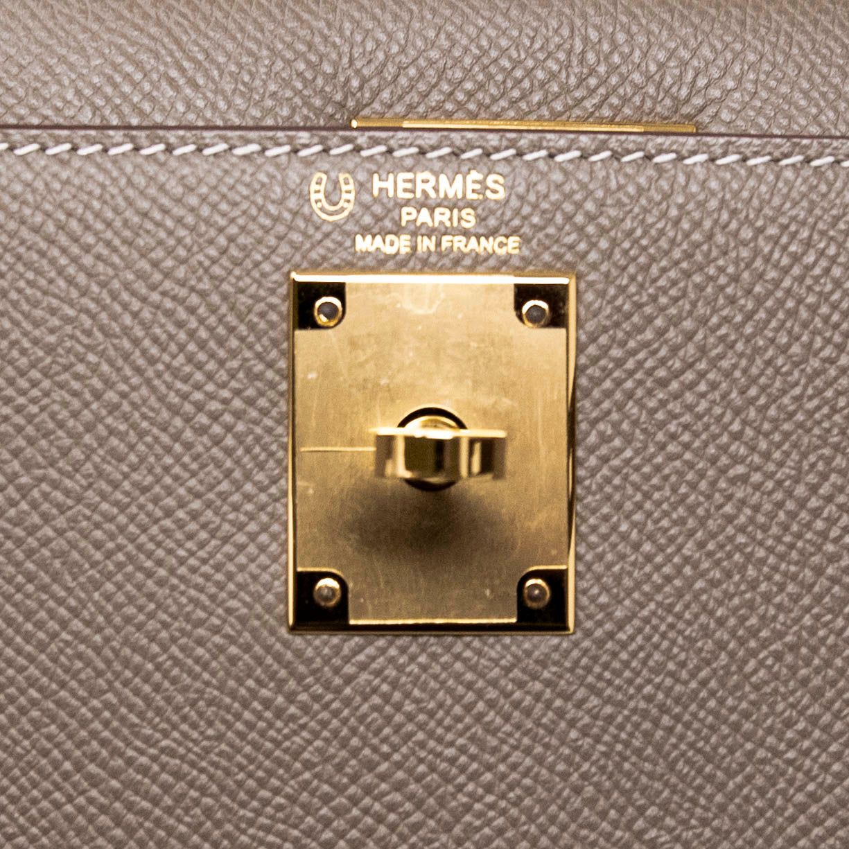 Hermes Etoupe/Craie Epsom Kelly 28