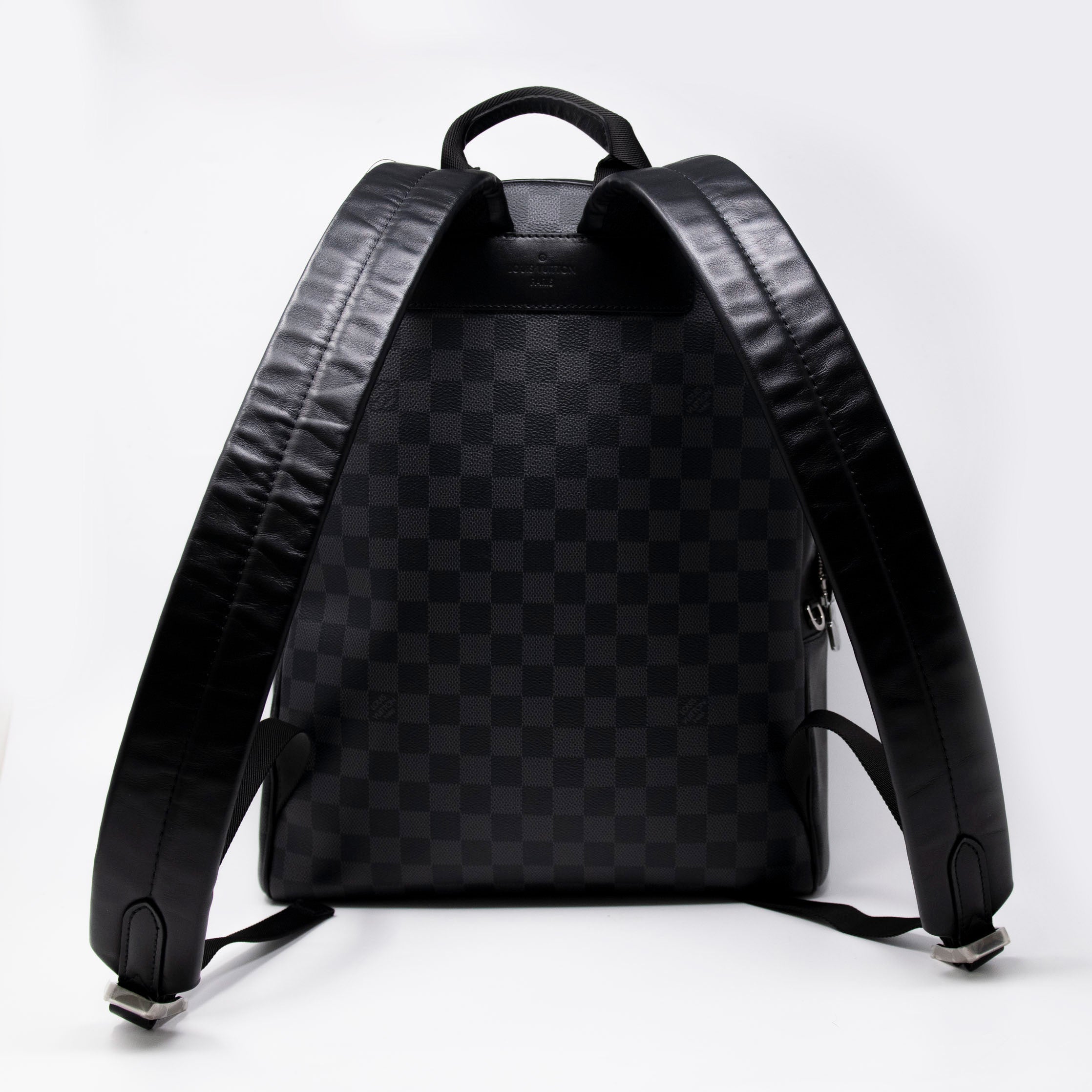 louis vuitton backpack black and grey Louis Vuitton Damier Graphite Josh Backpack