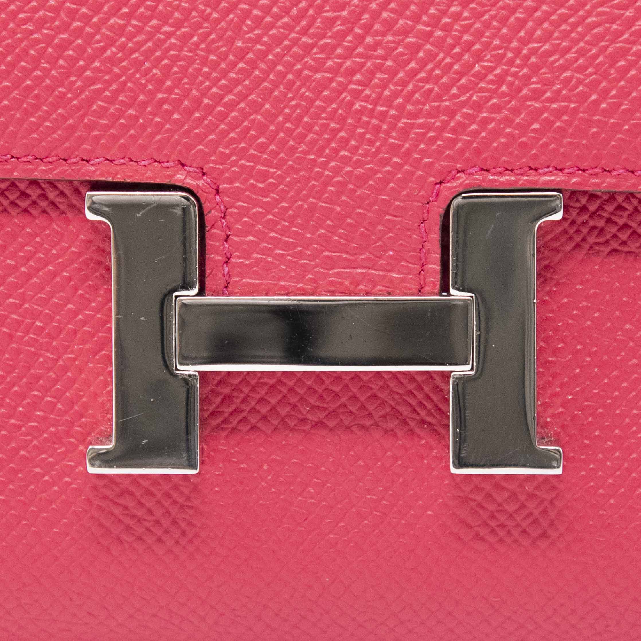 Hermes Rose Extreme Long  Constance Wallet