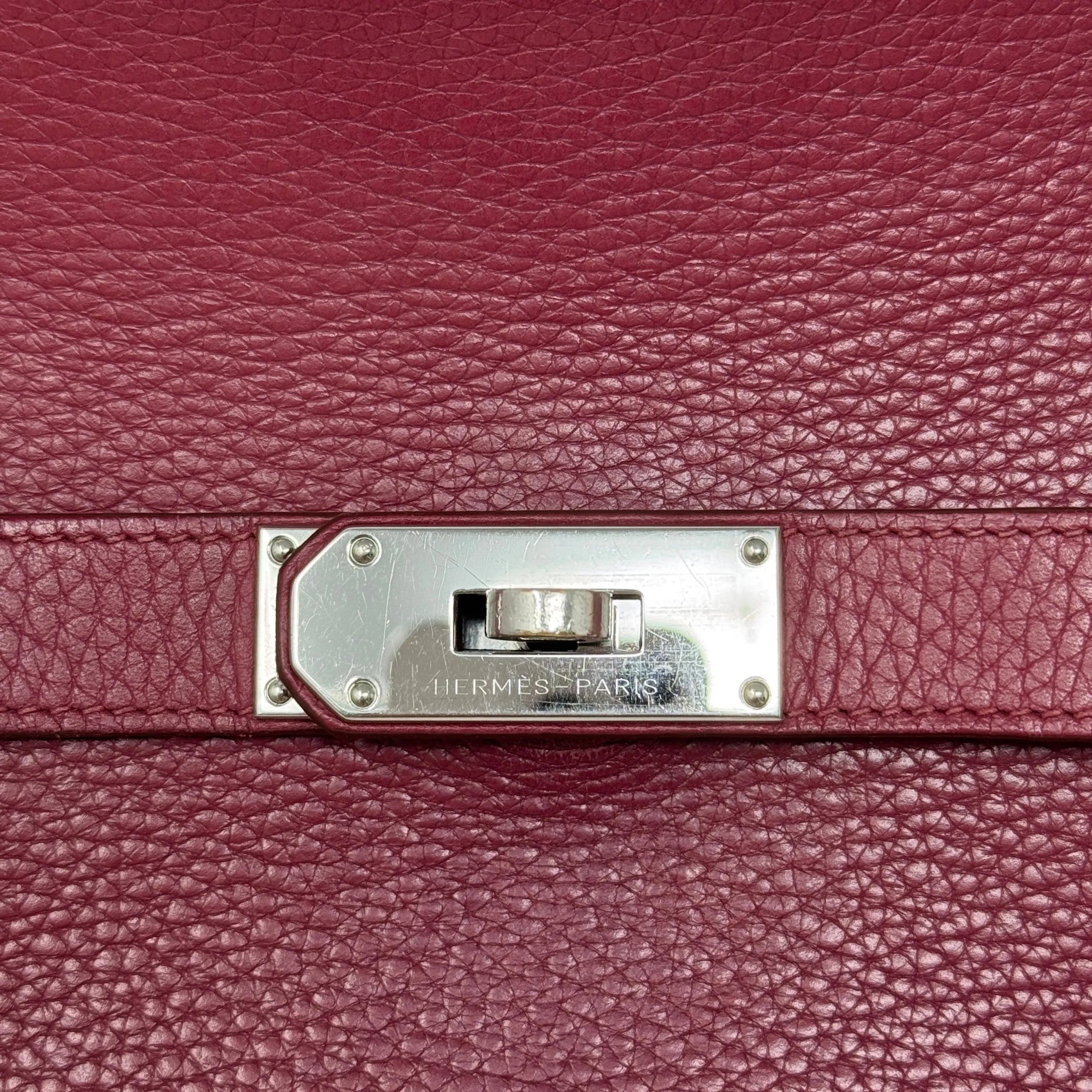 Hermes Rouge Grenat Clemence Jypsiere 31