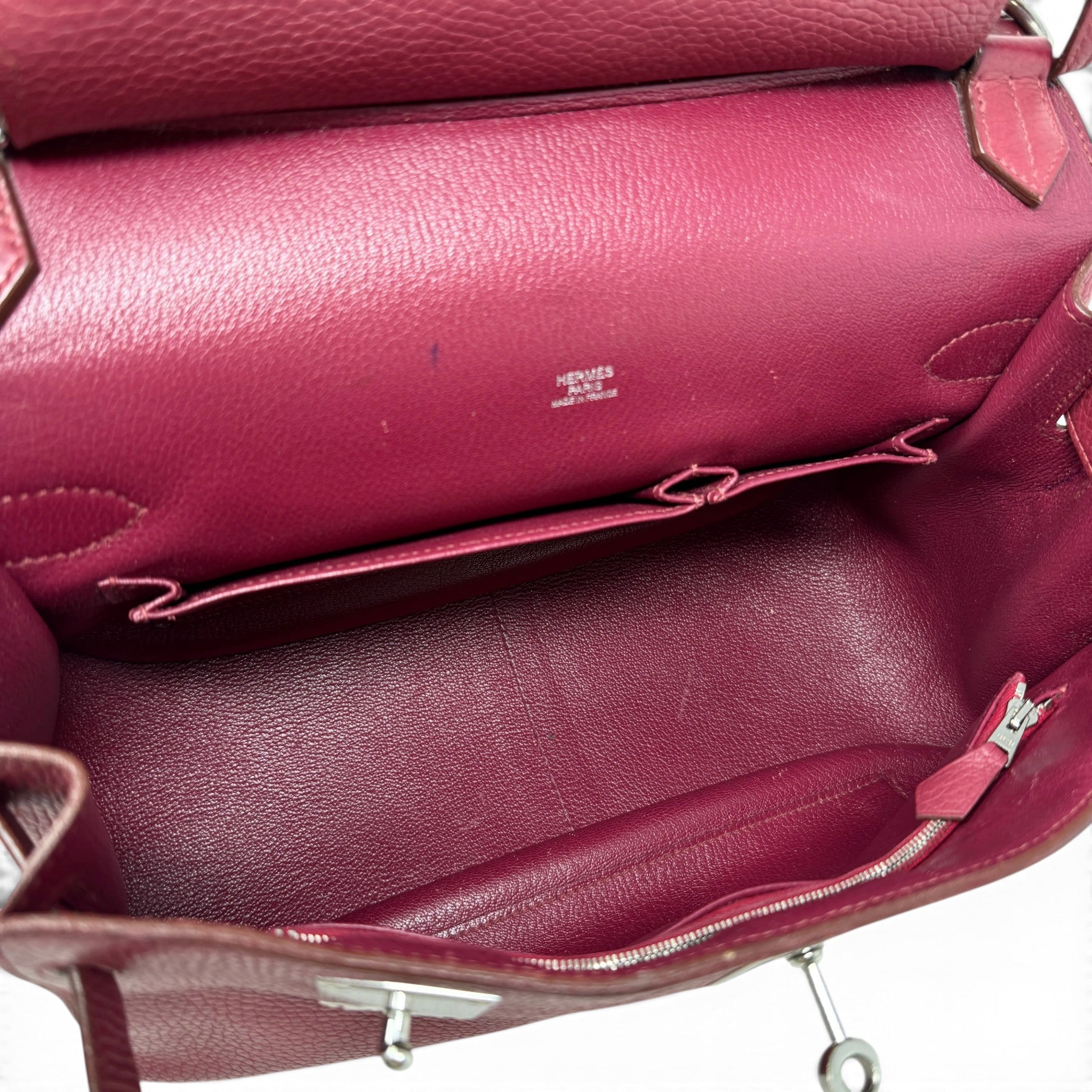 Hermes Rouge Grenat Clemence Jypsiere 31
