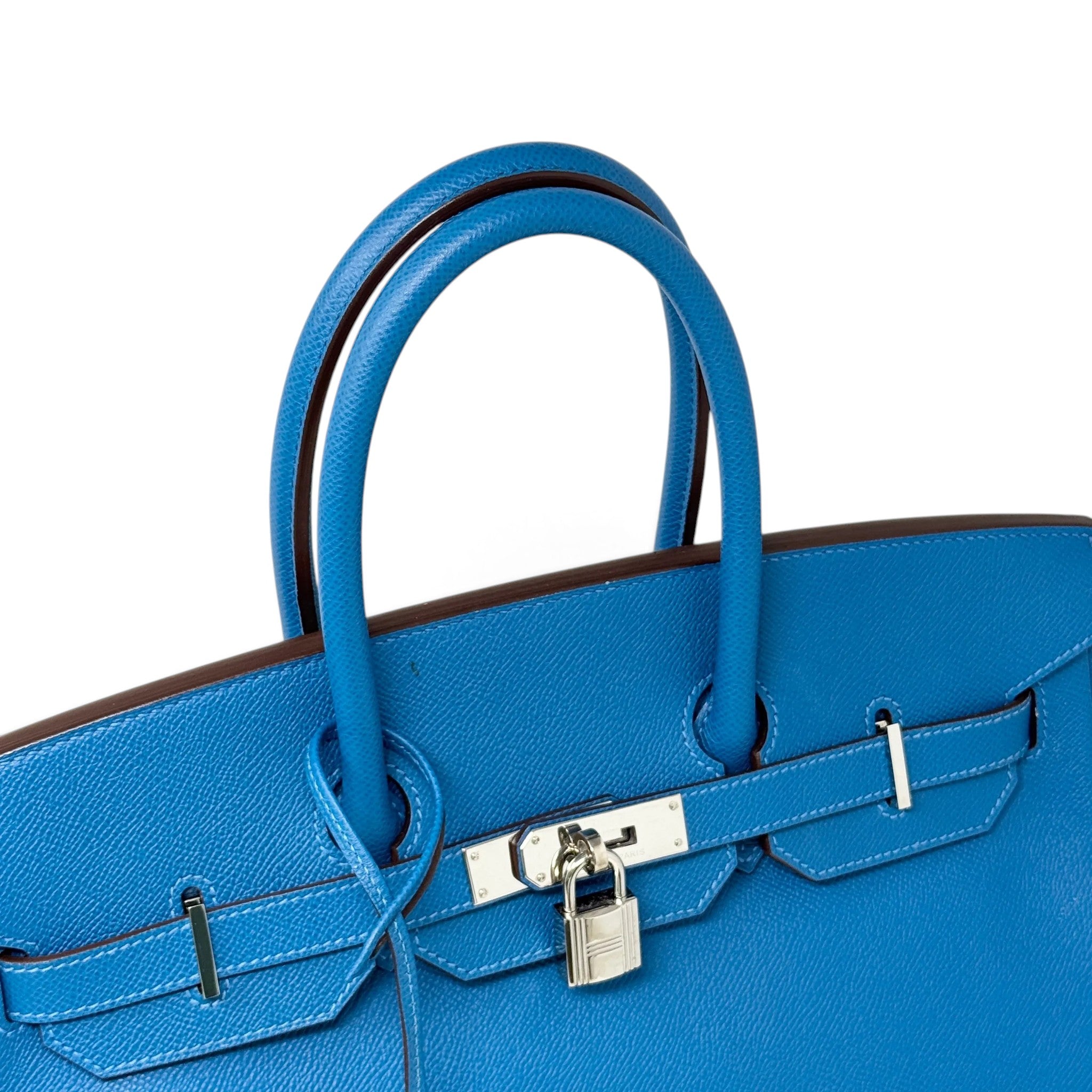 Hermes Bleu Hydra Epsom Birkin 35