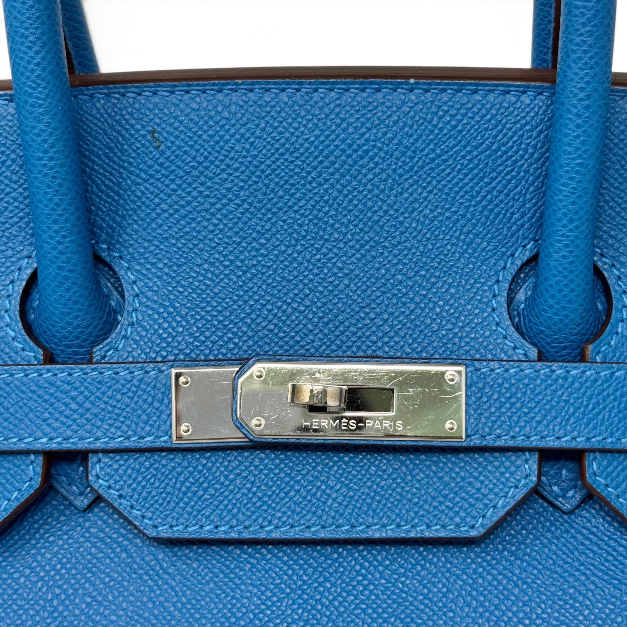 Hermes Bleu Hydra Epsom Birkin 35