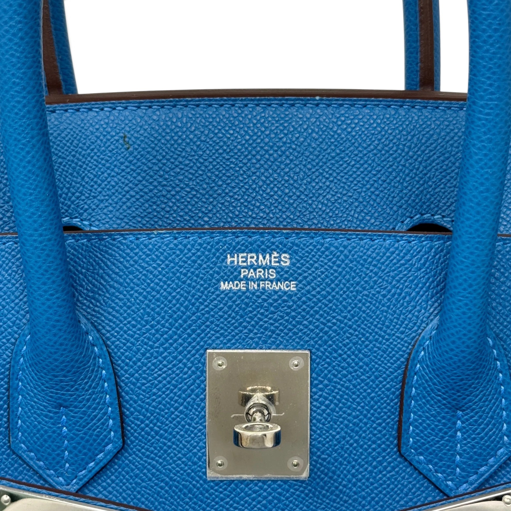 Hermes Bleu Hydra Epsom Birkin 35