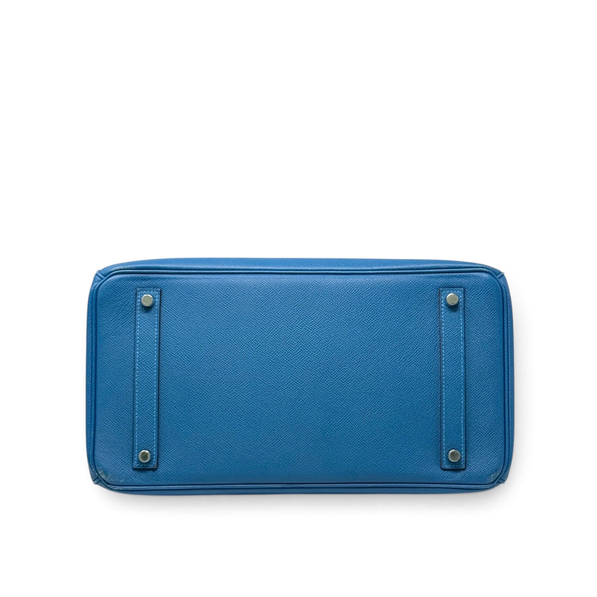 Hermes Bleu Hydra Epsom Birkin 35