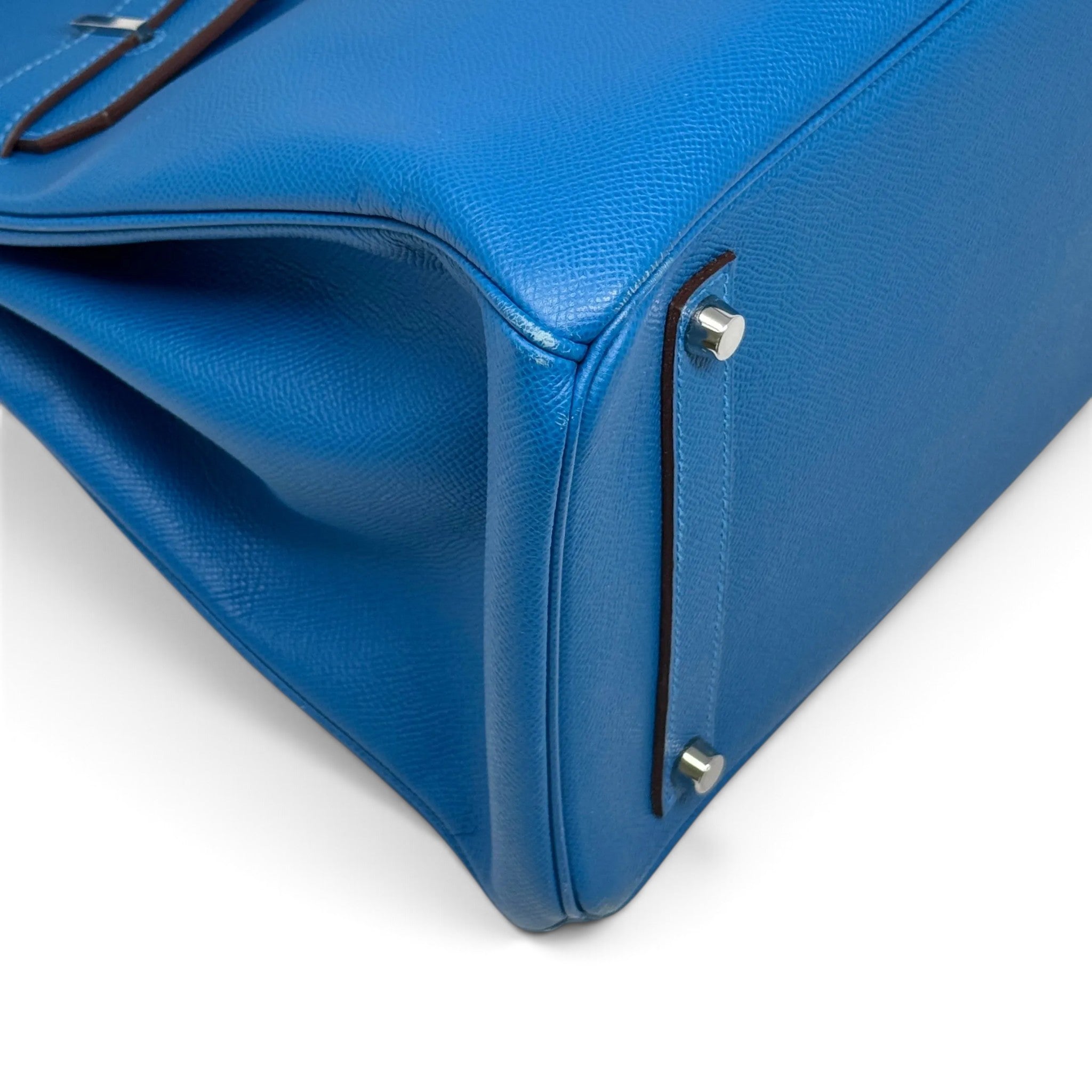 Hermes Bleu Hydra Epsom Birkin 35