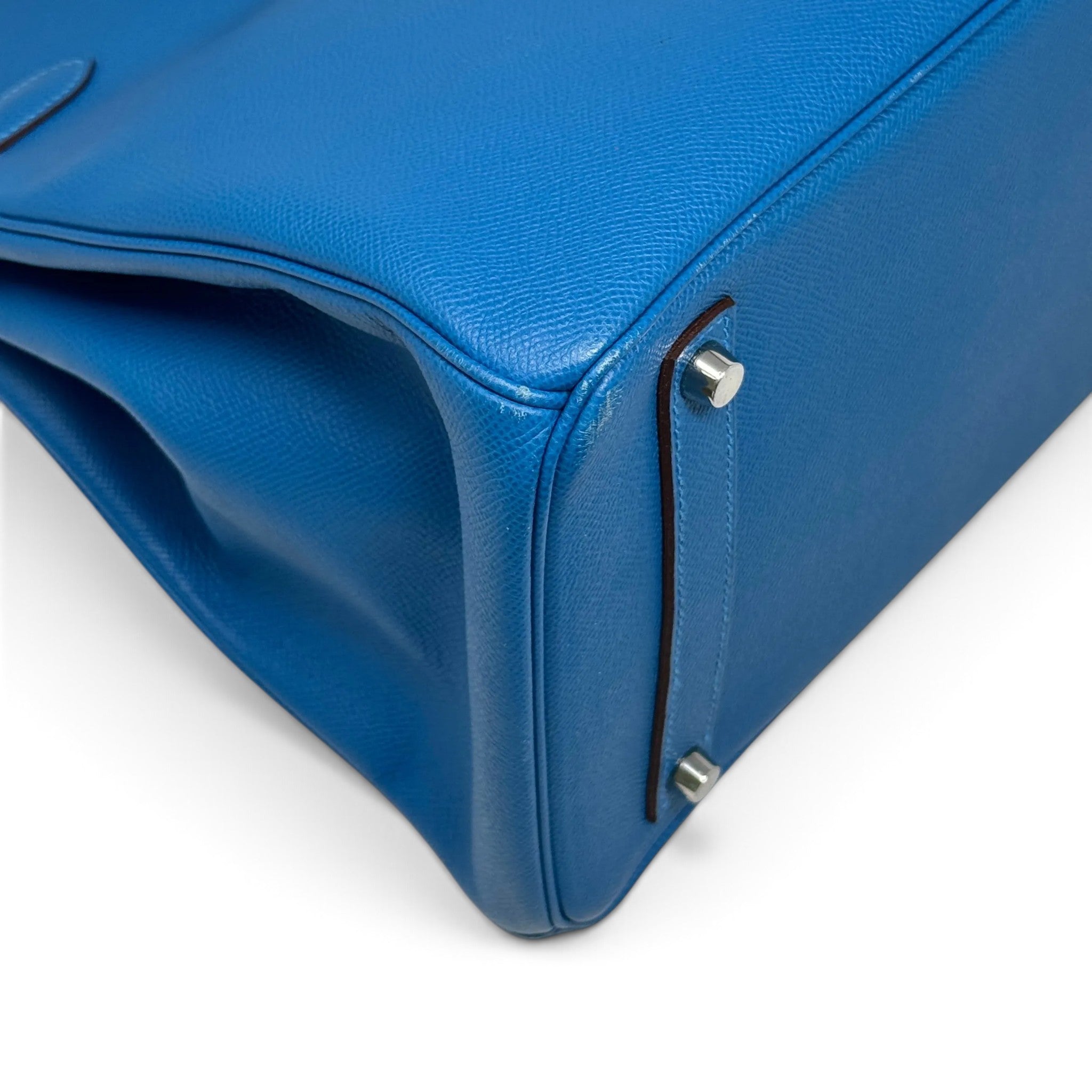 Hermes Bleu Hydra Epsom Birkin 35