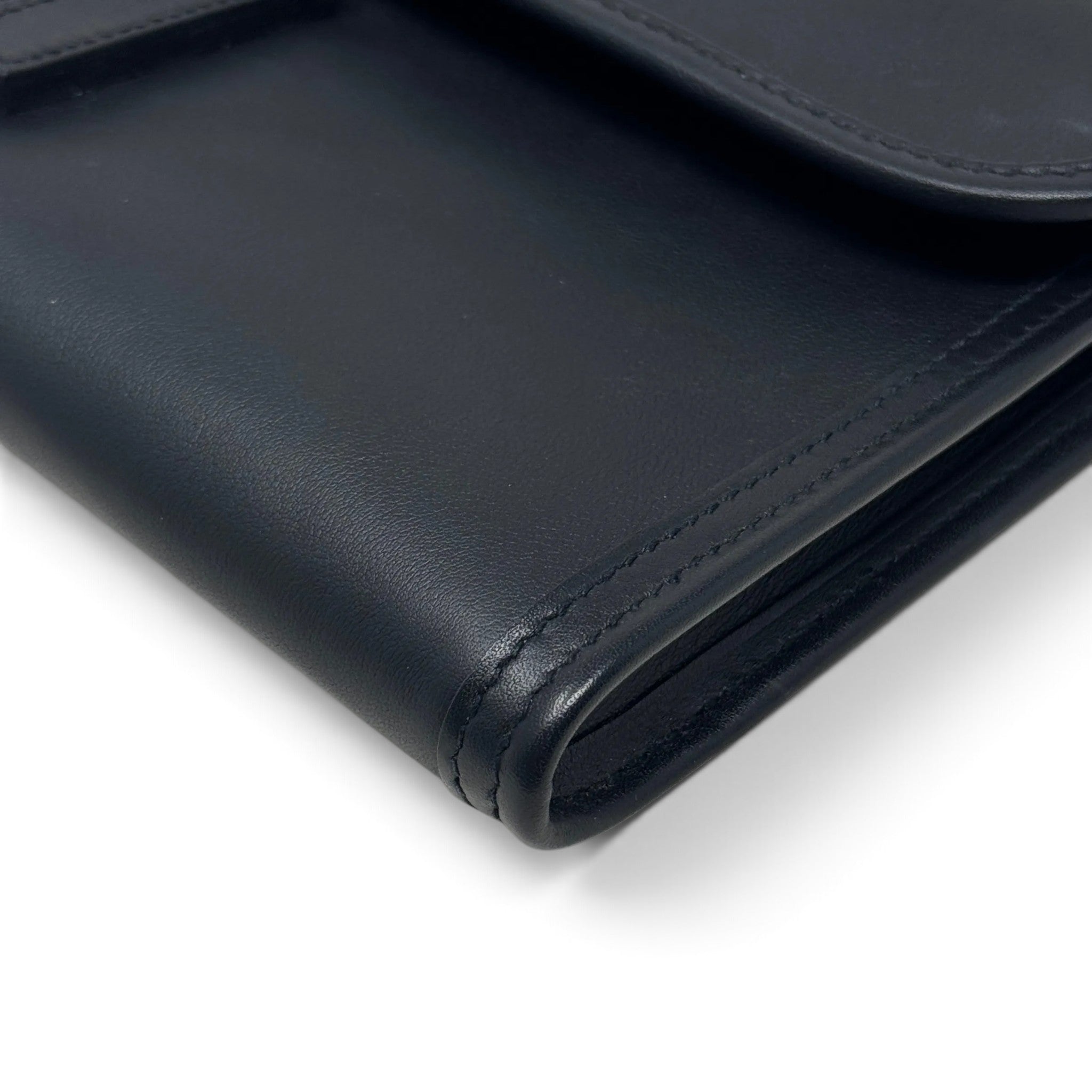Hermes Noir Swift Jige Elan Clutch 29
