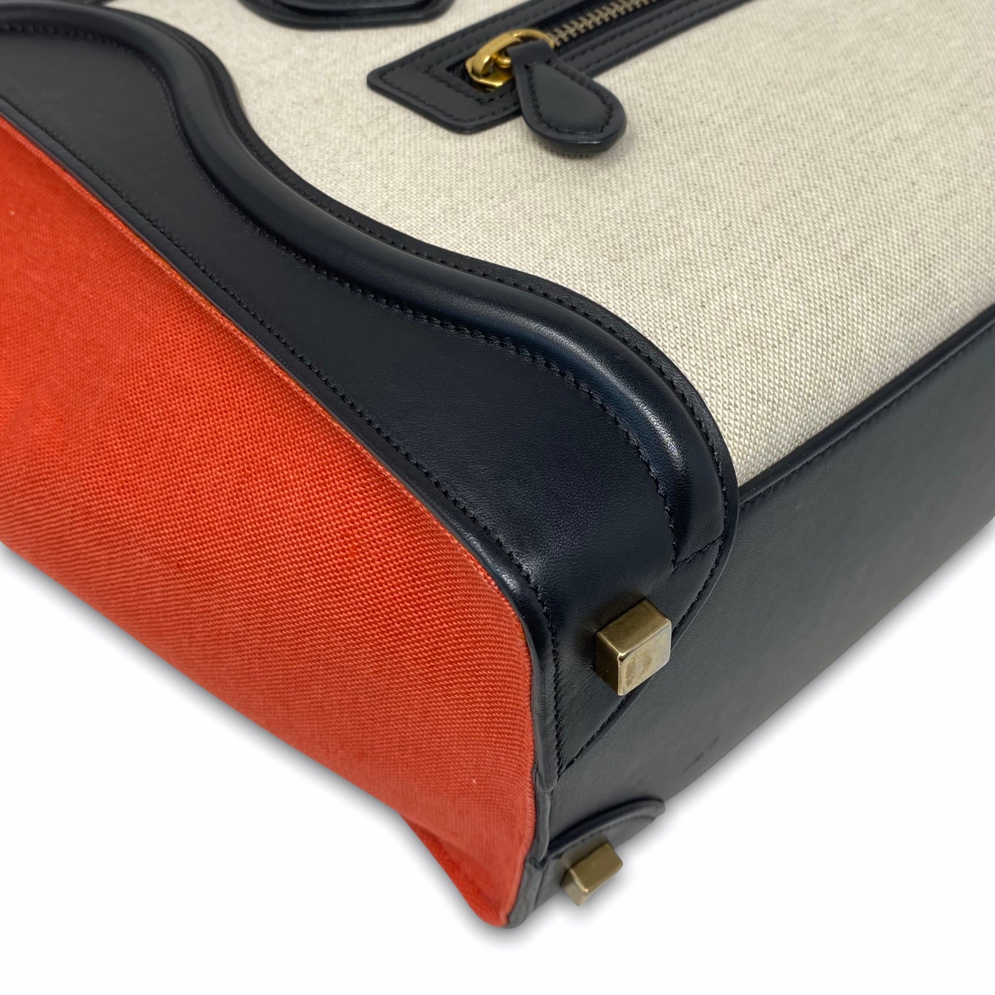 Celine Tri-color Micro Luggage Bag