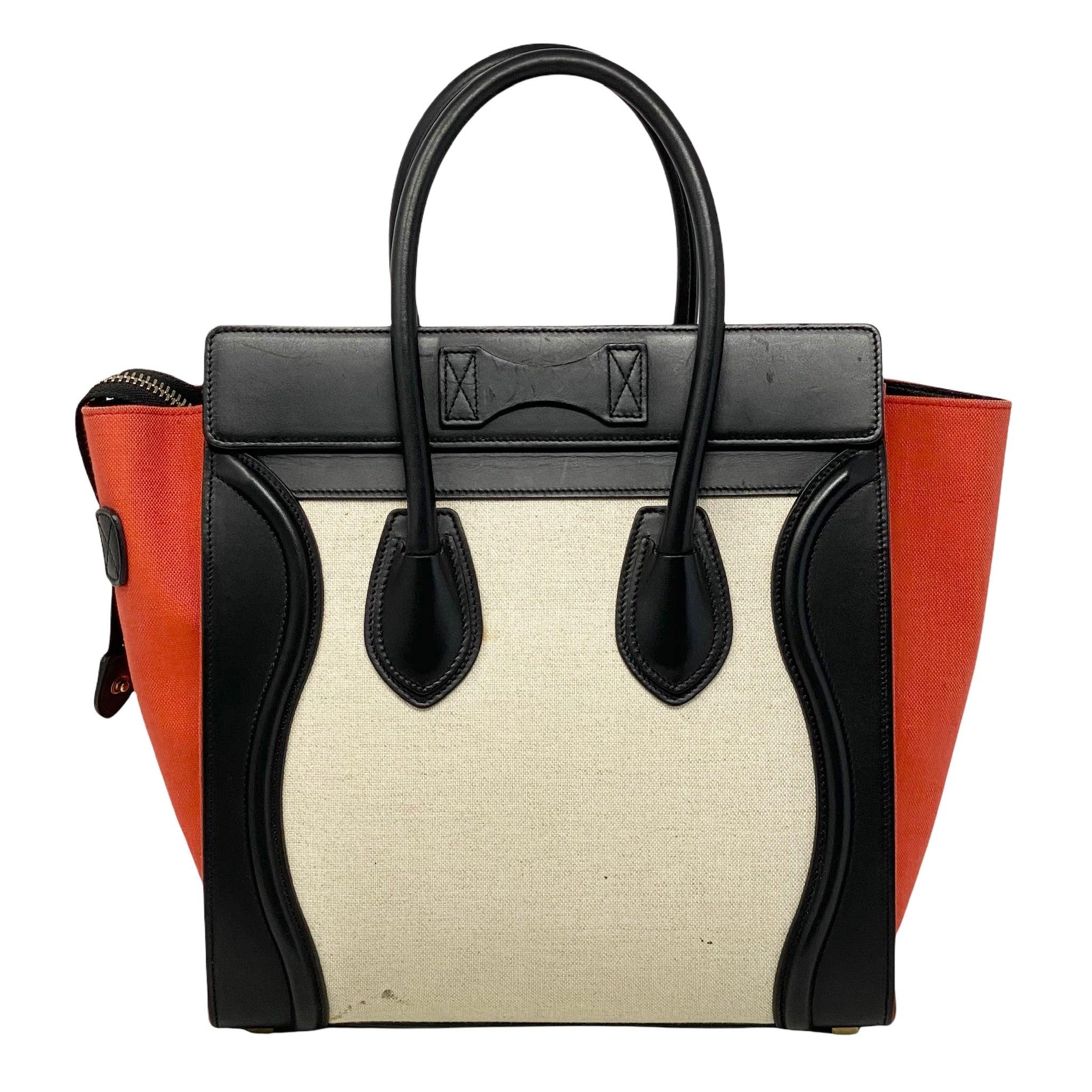 Celine nano luggage tricolor Clearance