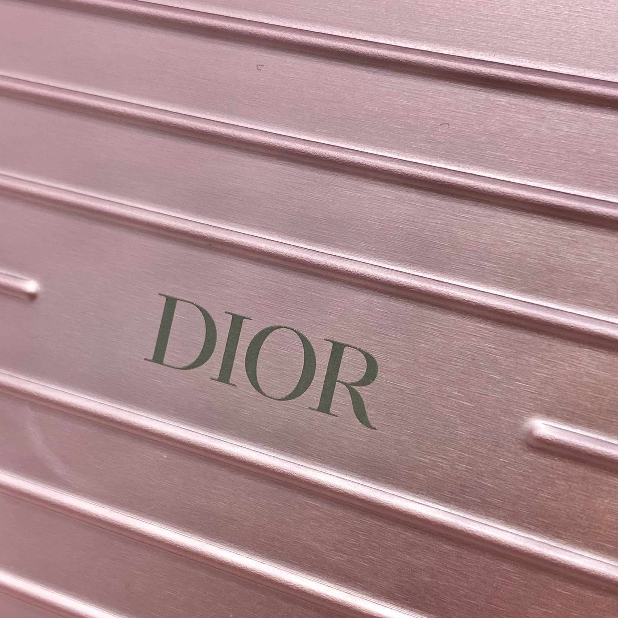 Dior x Rimowa Rose Aluminum Personal Clutch