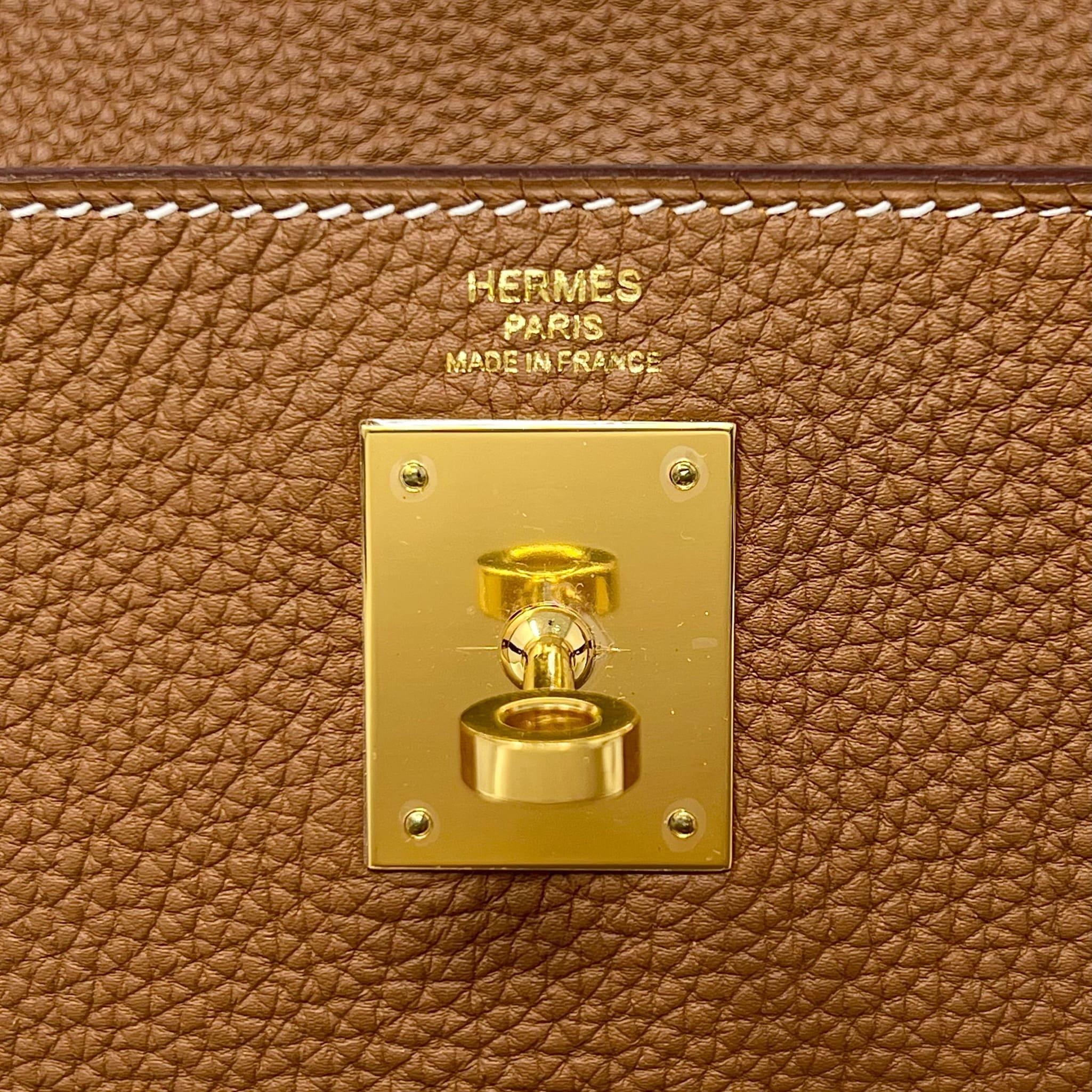 Hermes Gold Togo Kelly 28