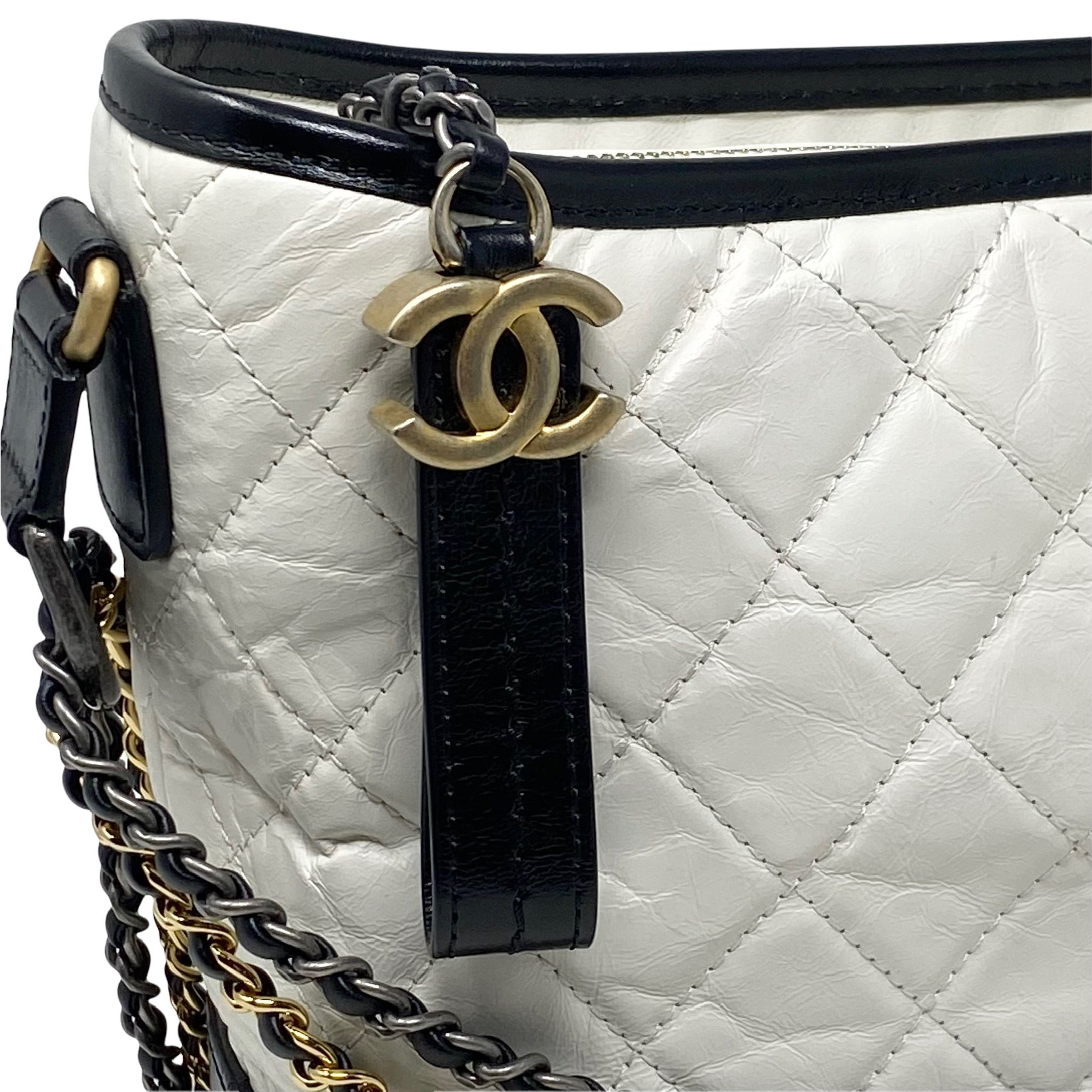 Chanel White Medium Gabrielle Bag